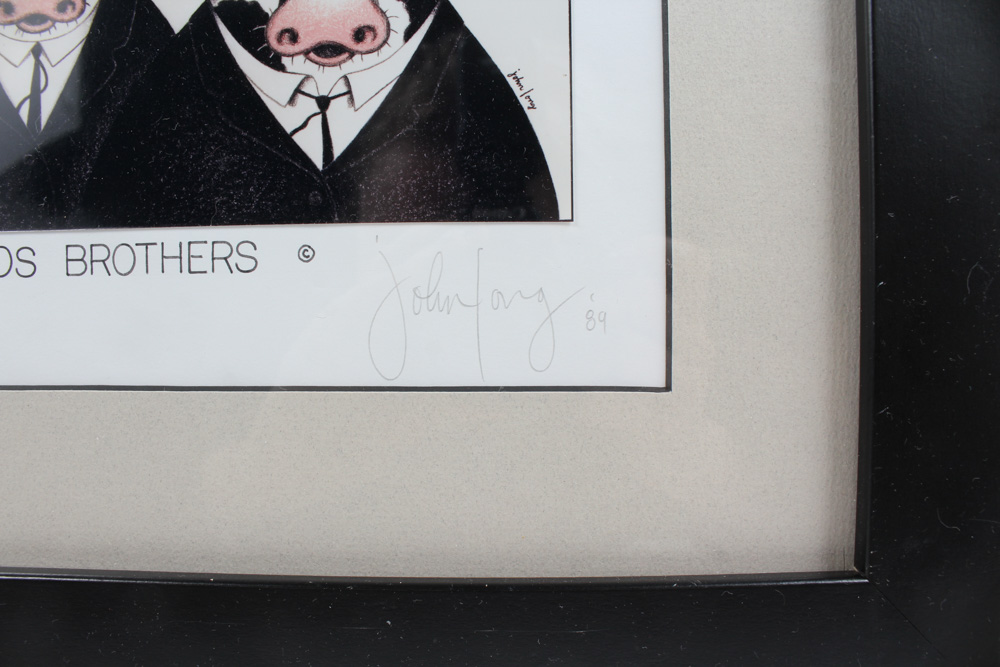 John Long Vintage Limited Edition Giclee "The Moos Brothers"