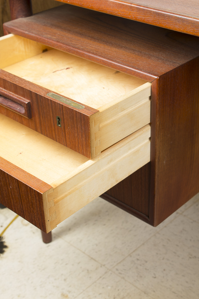 Danish Modern Teak Executive's Desk