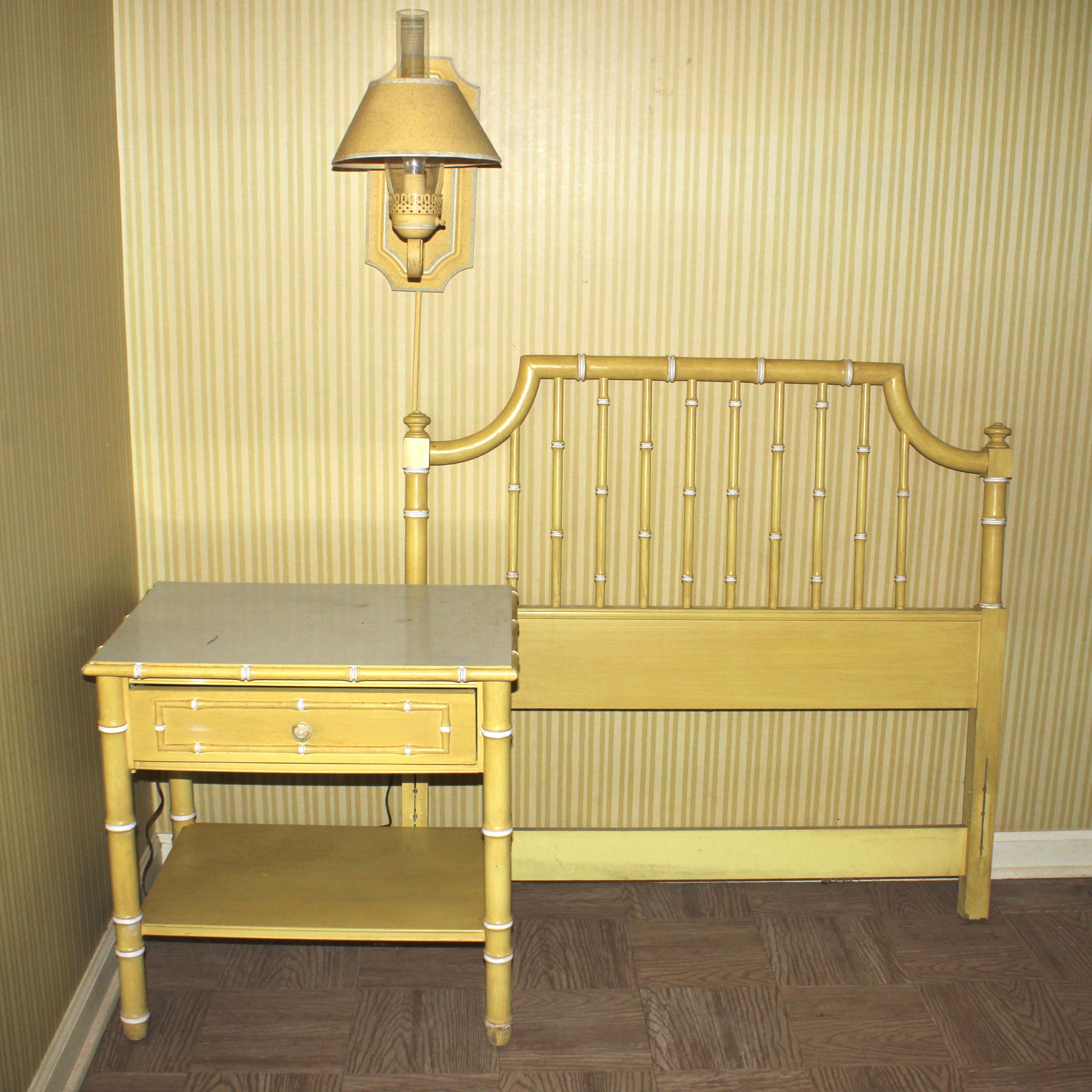 Vintage Thomasville Children's Yellow Bedroom Furniture