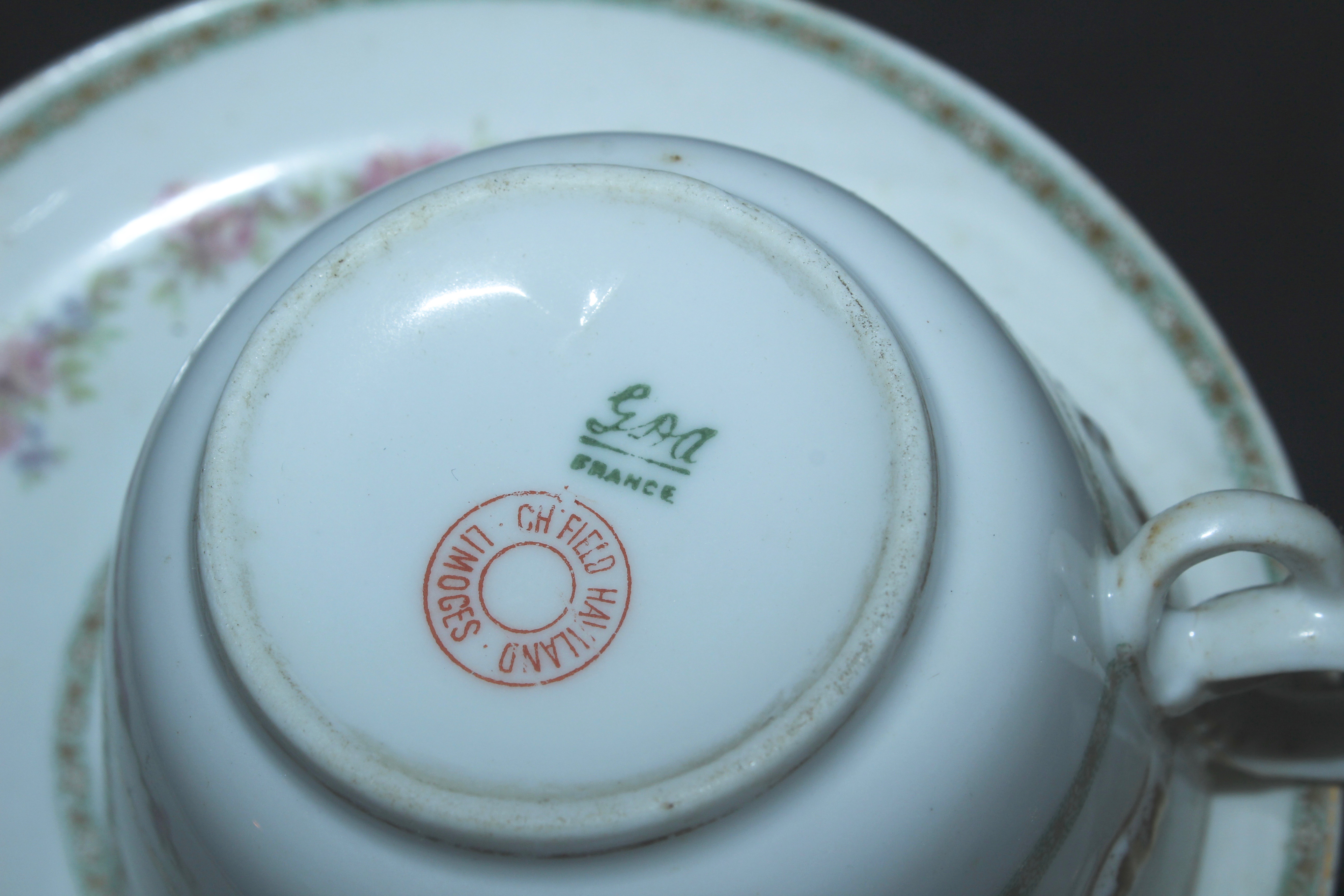 Antique Haviland Limoges and German China Tableware