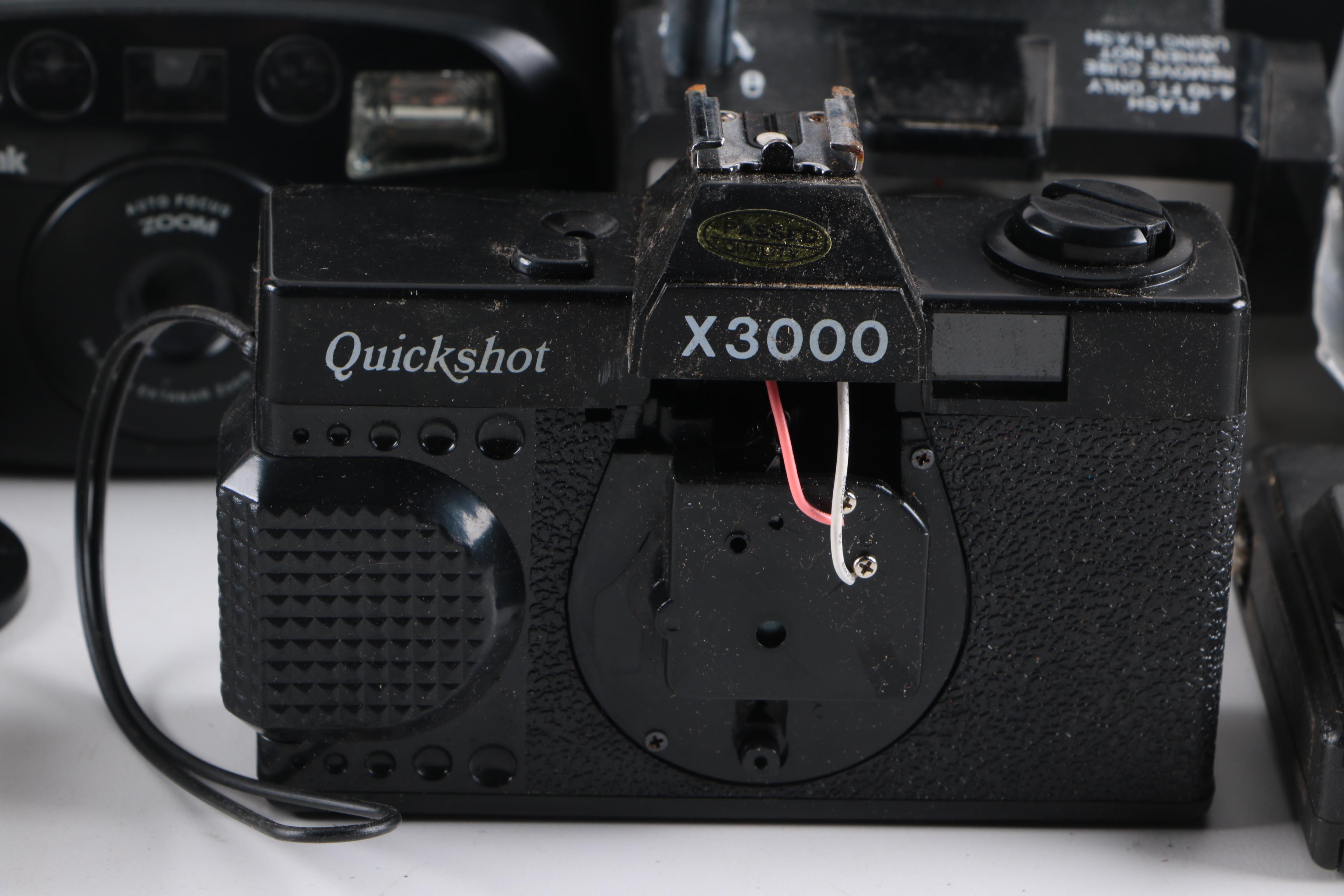 Still Cameras Including Polaroid 600, Square Shooter 2, and Swinger Model 20