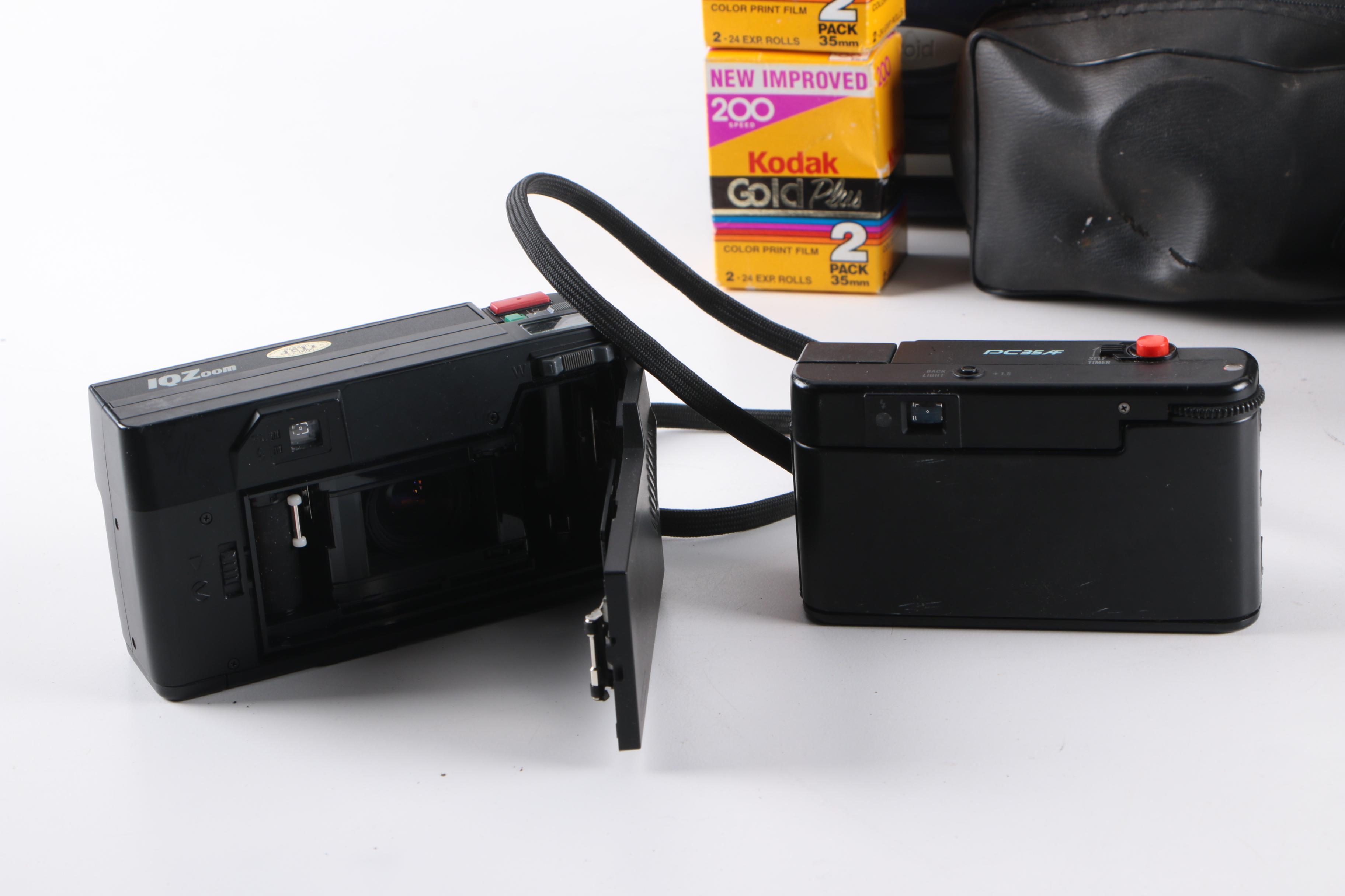 Still Cameras Including Polaroid 600, Square Shooter 2, and Swinger Model 20