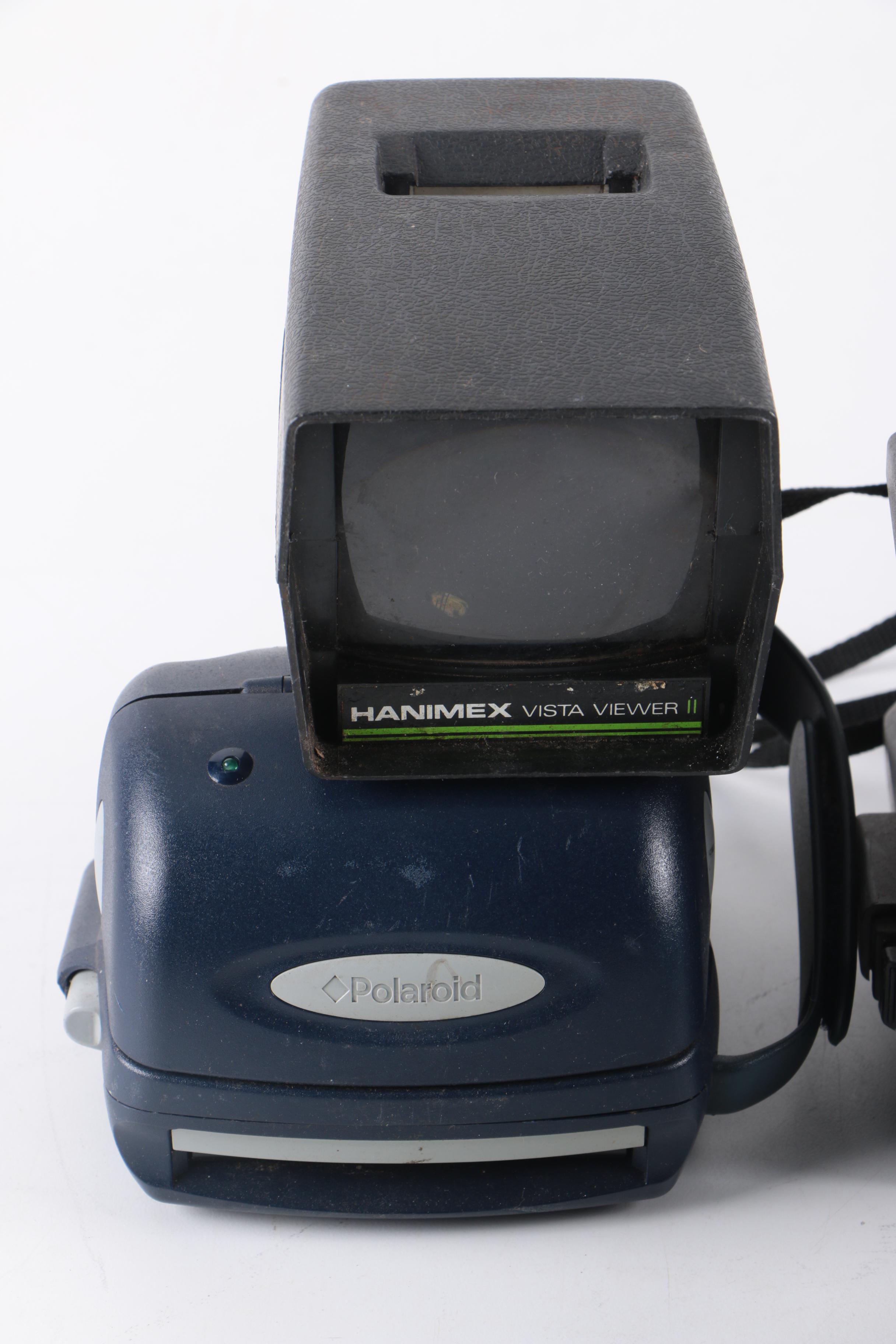 Still Cameras Including Polaroid 600, Square Shooter 2, and Swinger Model 20