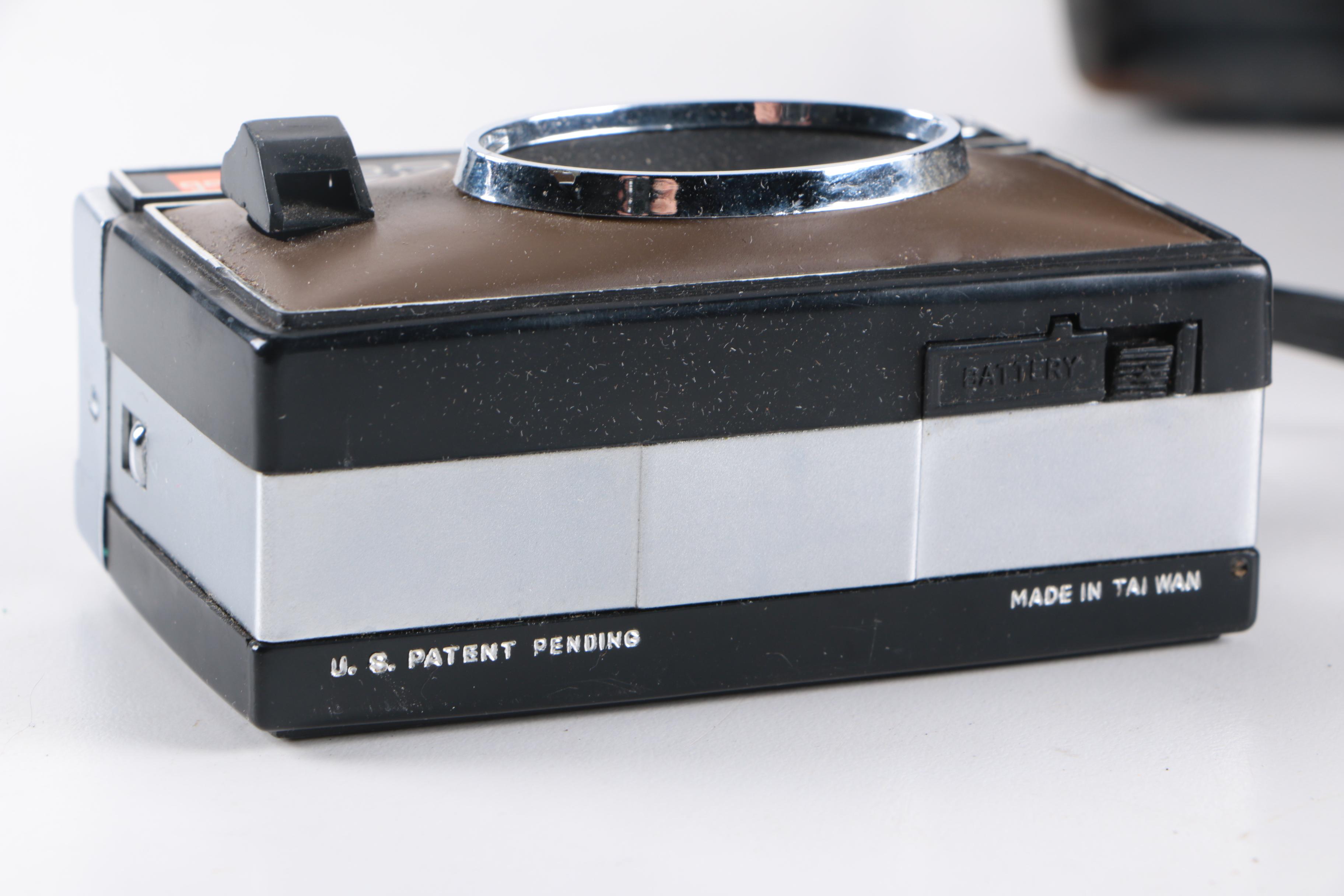 Still Cameras Including Polaroid 600, Square Shooter 2, and Swinger Model 20