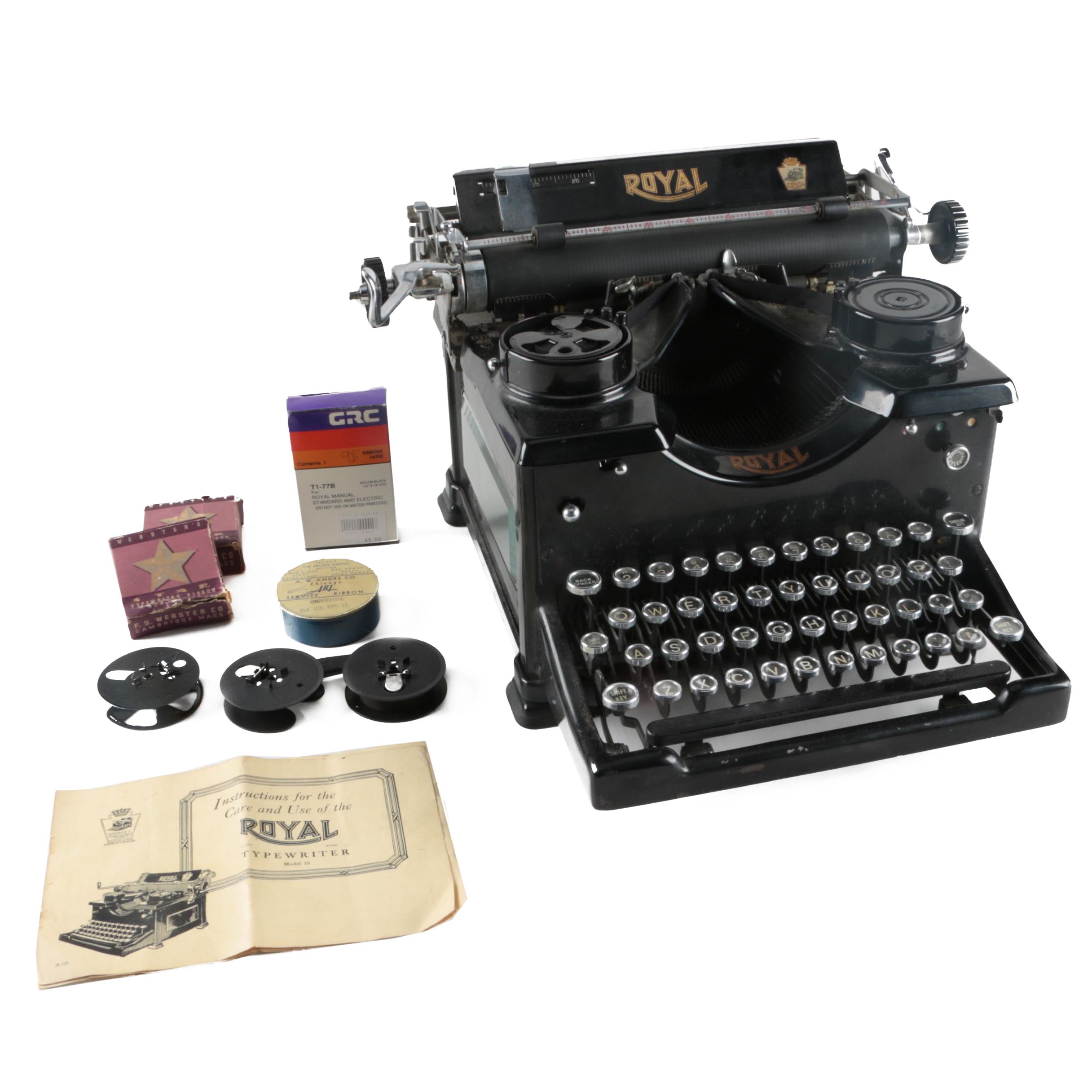 1933 Royal Model 10 Typewriter