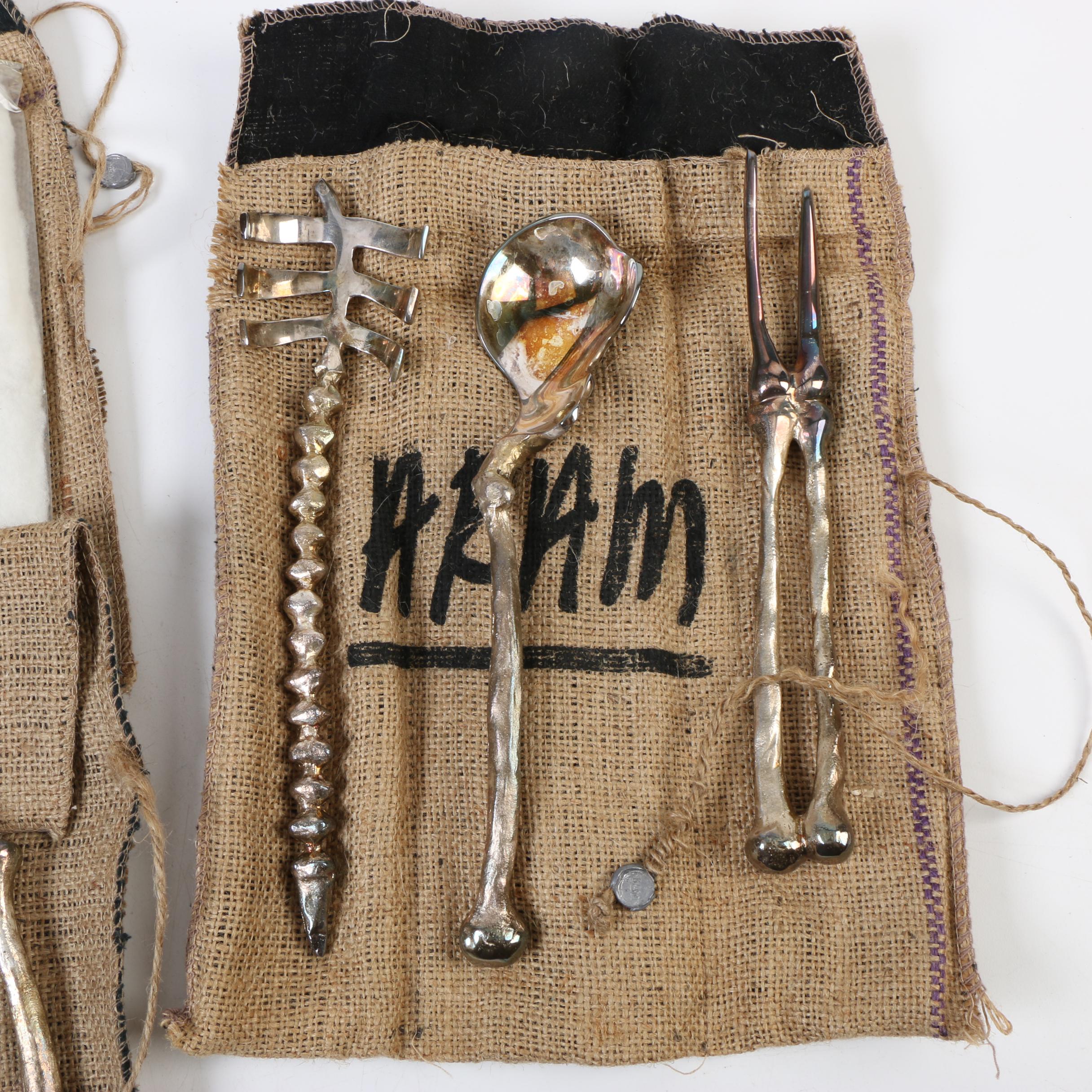 Michael Aram "Bone" Silver Plate Flatware