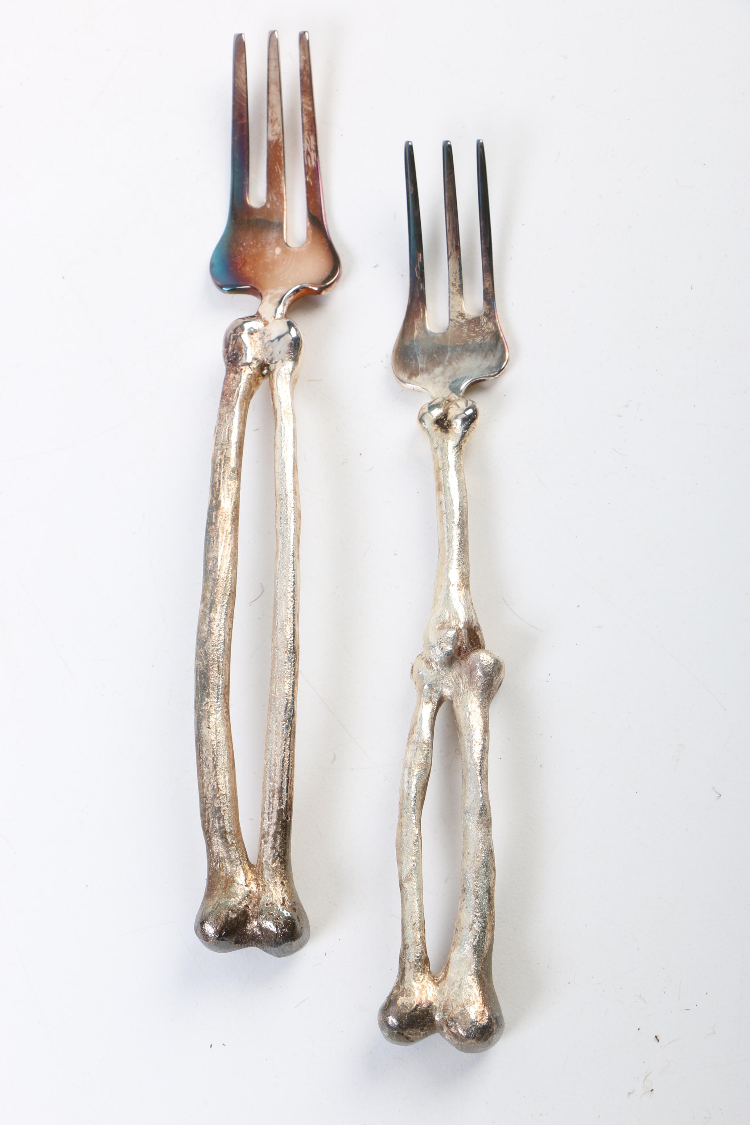 Michael Aram "Bone" Silver Plate Flatware