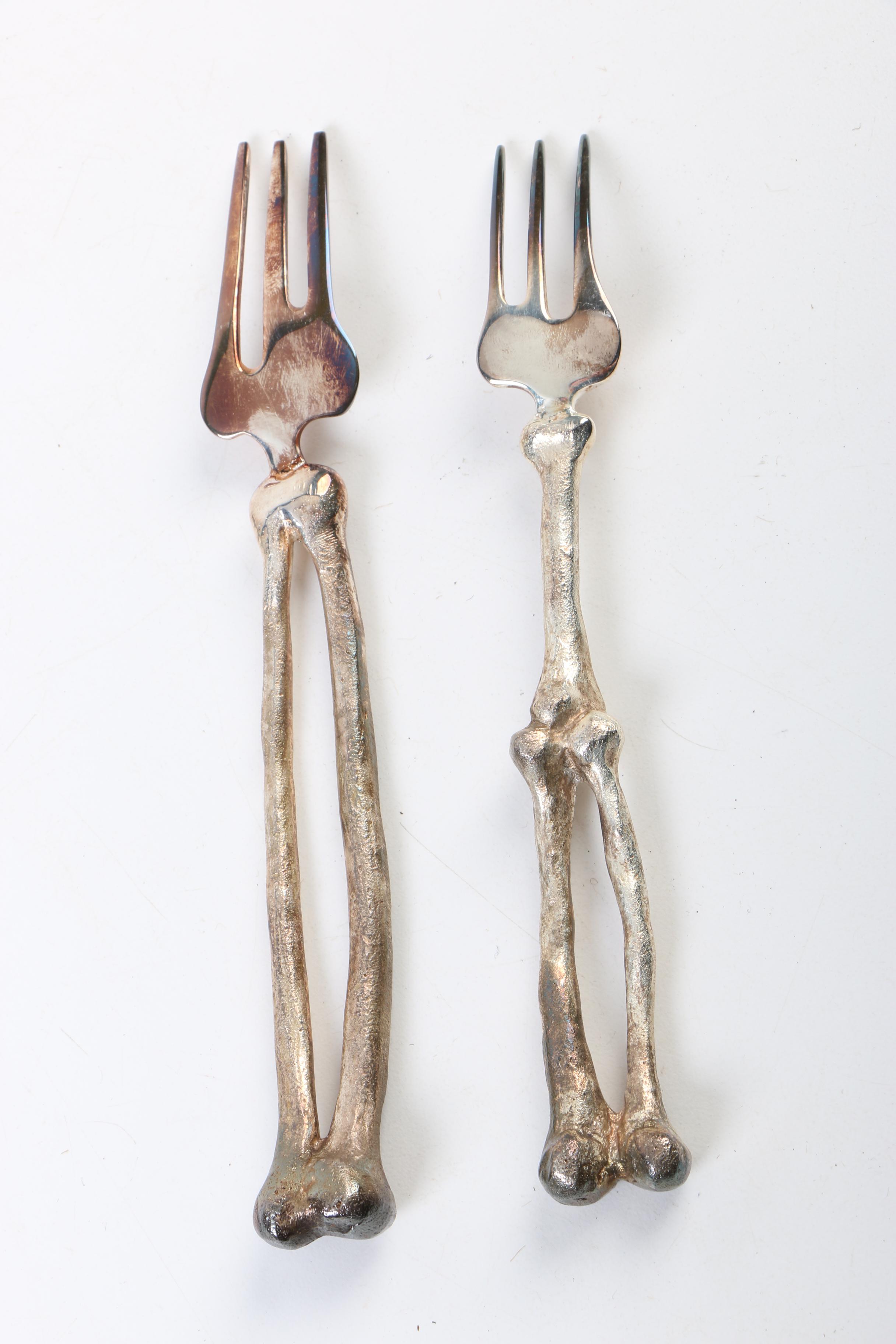 Michael Aram "Bone" Silver Plate Flatware