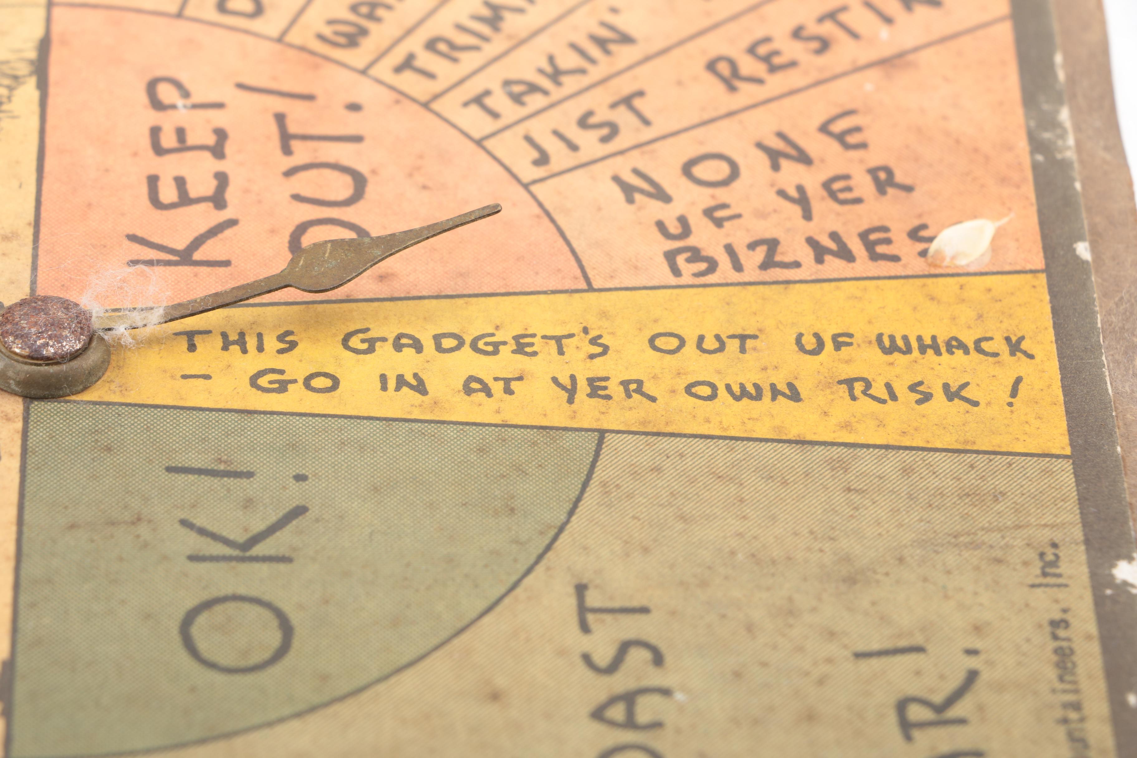 Vintage Bathroom Wall Hanging Sign