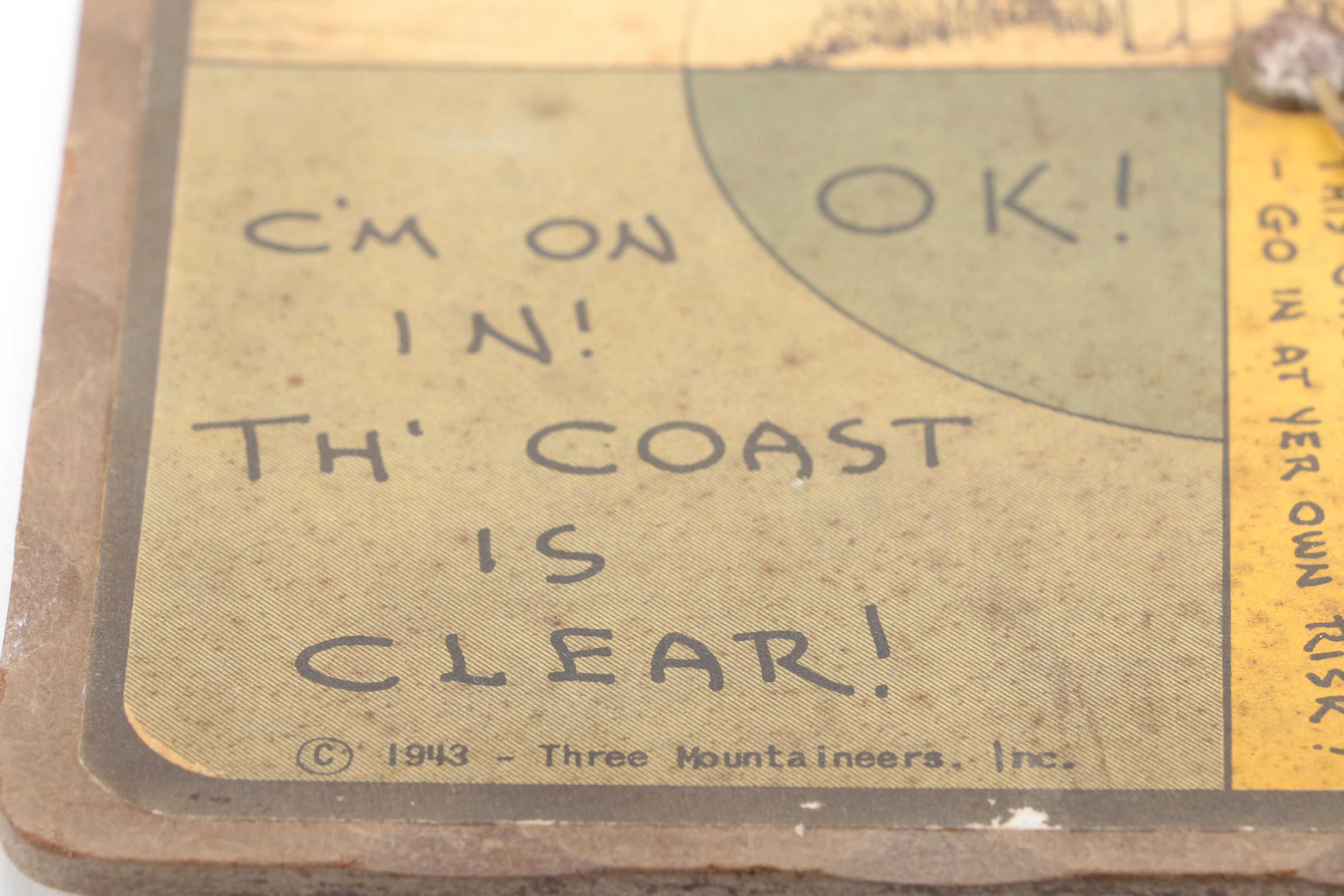 Vintage Bathroom Wall Hanging Sign