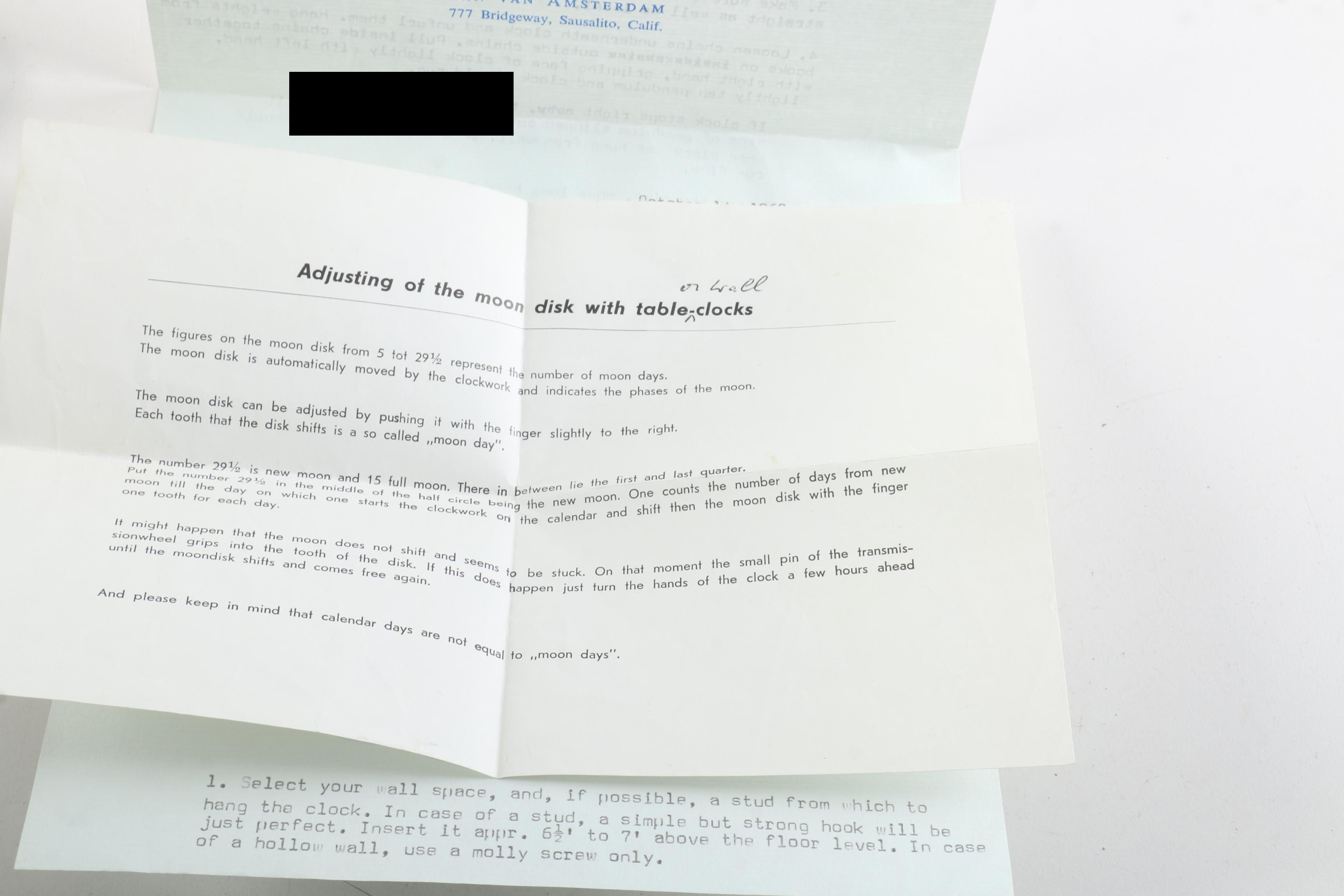 Dutch Sallander Wall Clock