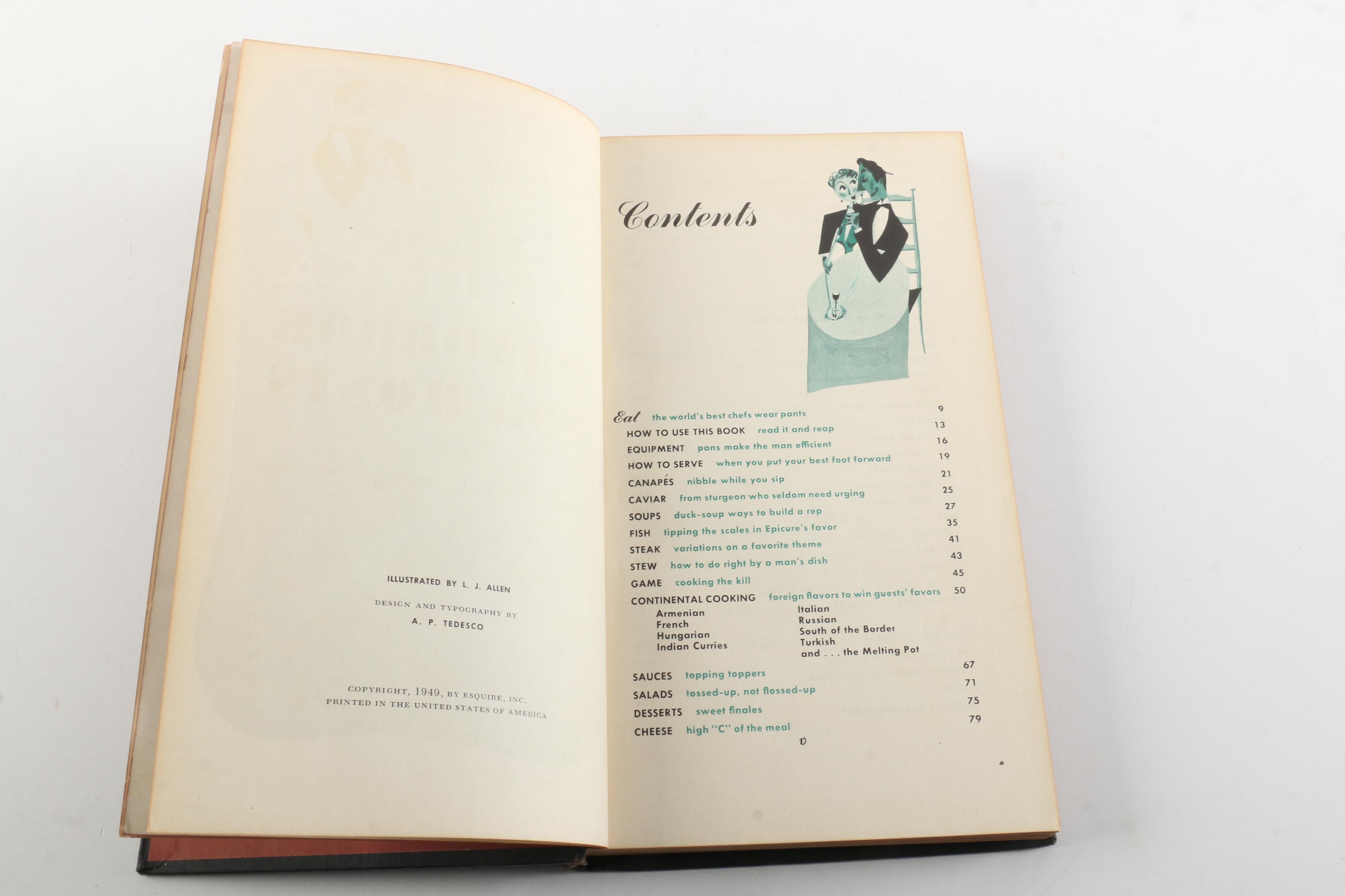 1950 Emily Post's "Etiquette" and "Esquire's Handbook for Hosts"
