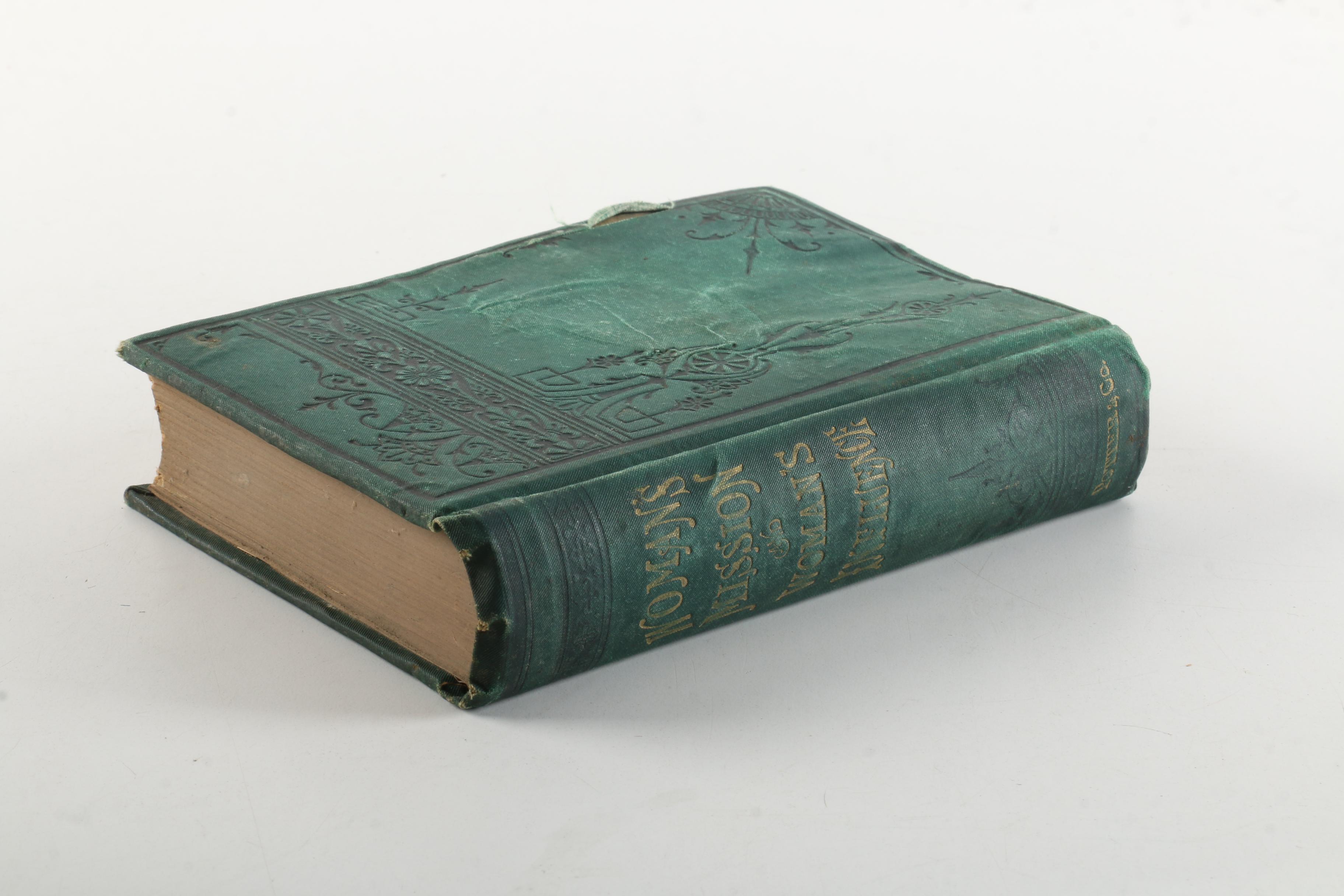 Nineteenth-Century Book "Woman's Mission, and Woman's Influence"