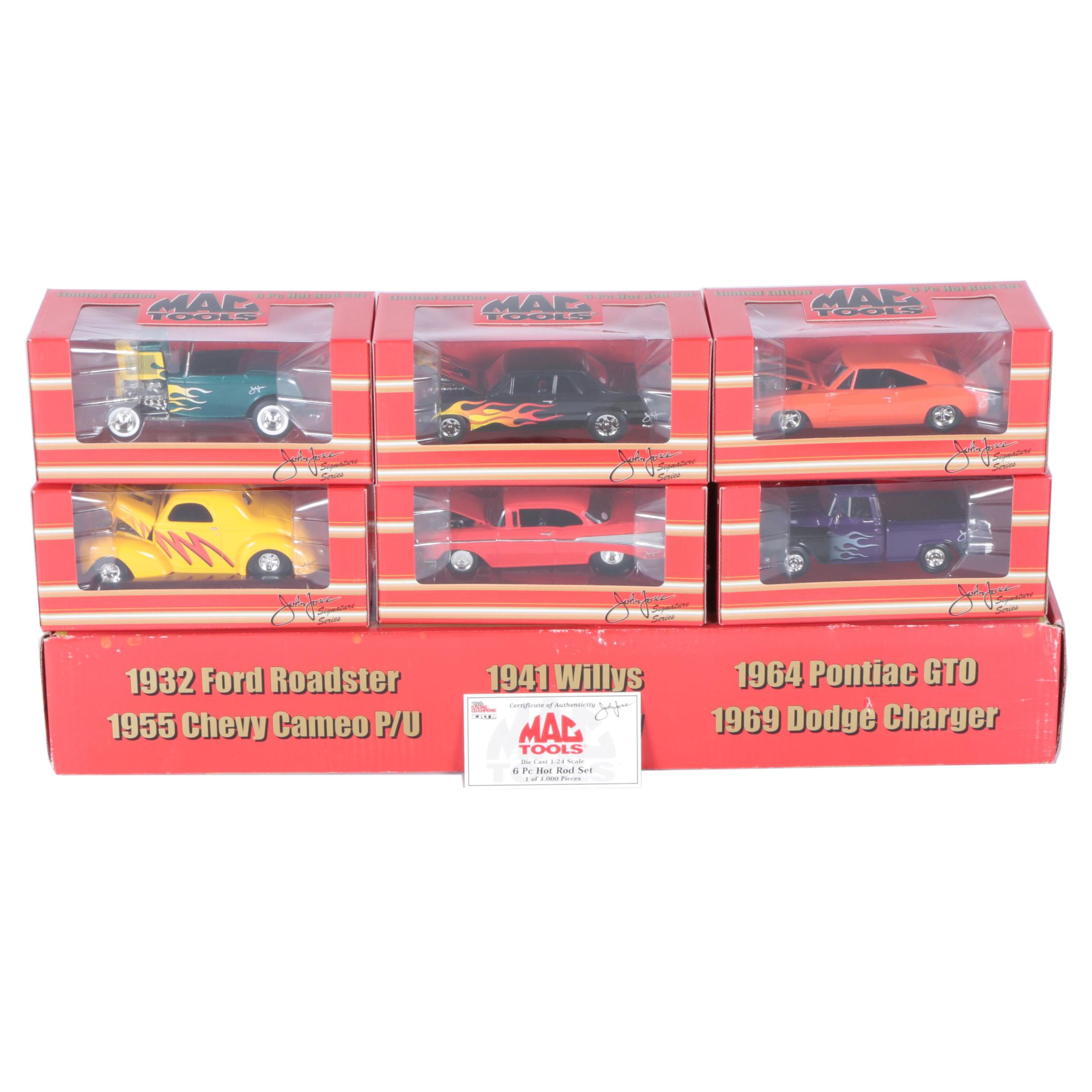John Force Mac Tools Hot Rod Set by Racing Champions and Ertl