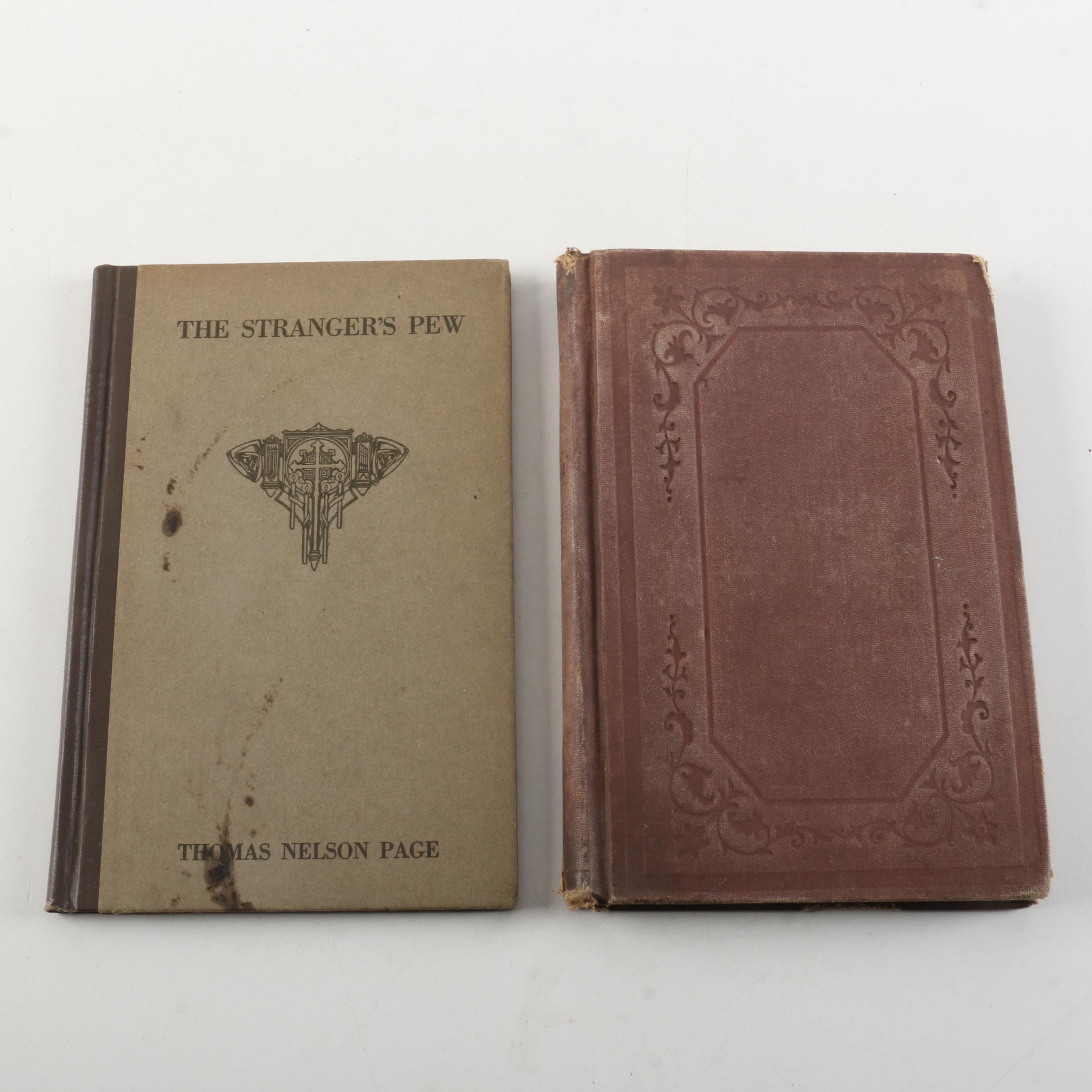 1873 Commentary on the Methodist Episcopal Church and 1923 "The Stranger's Pew"