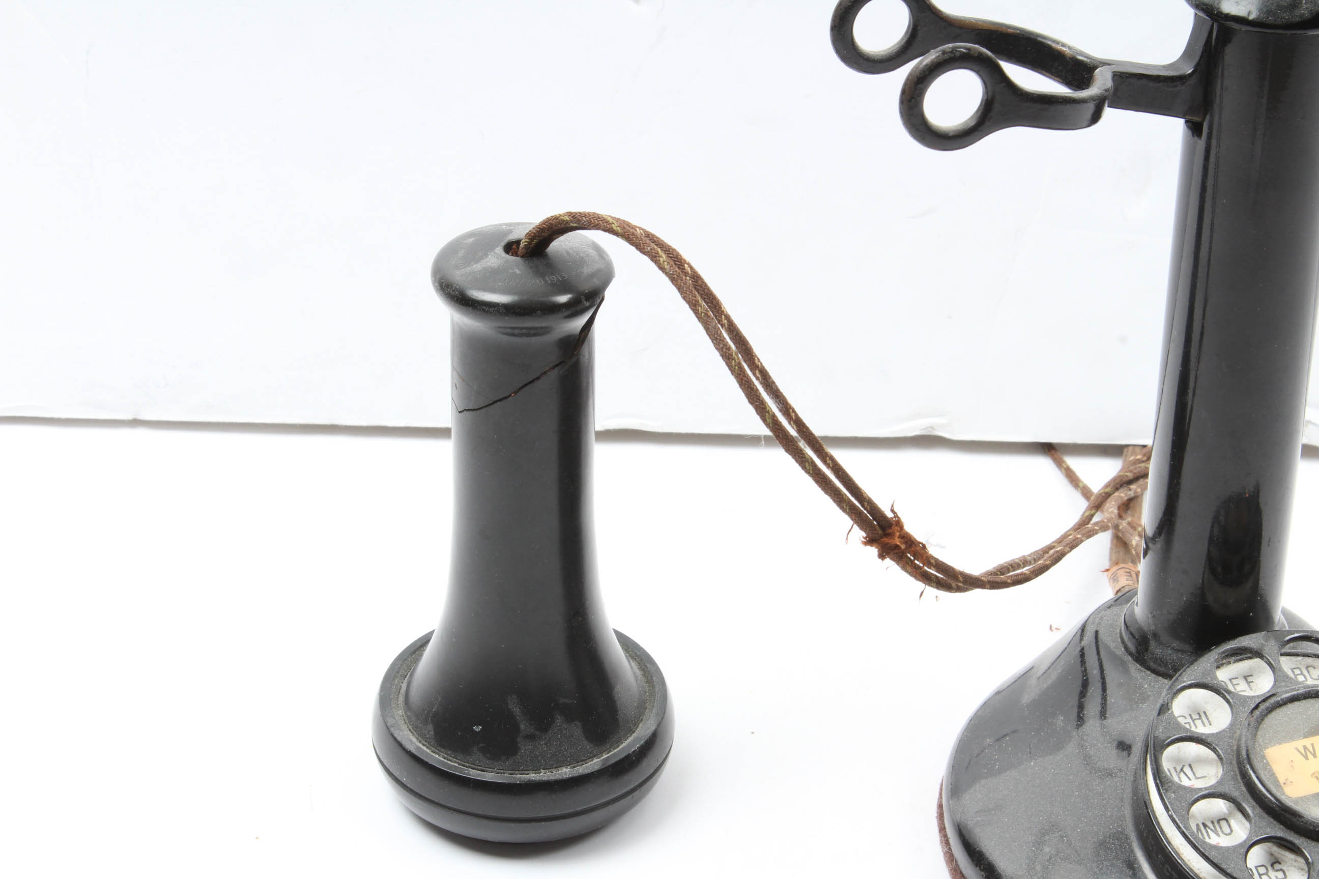 Antique Circa Early 1900s Western Electric Candlestick Telephone