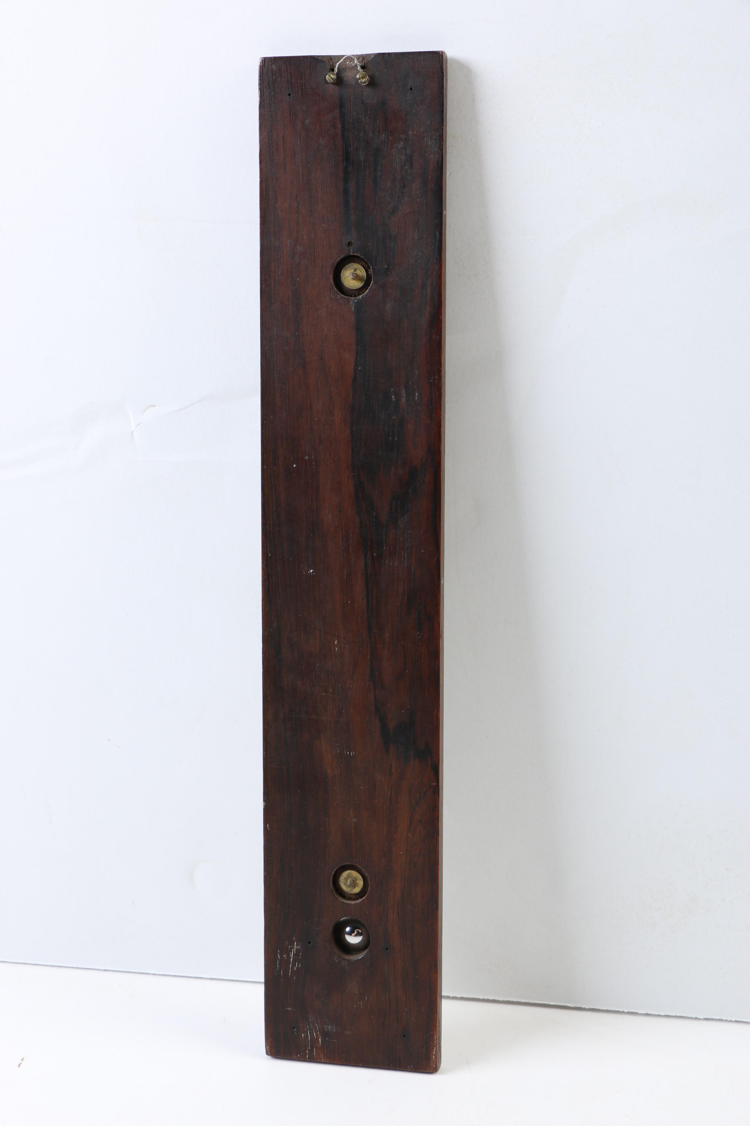 Brass Réaumur Scale Wall Thermometer