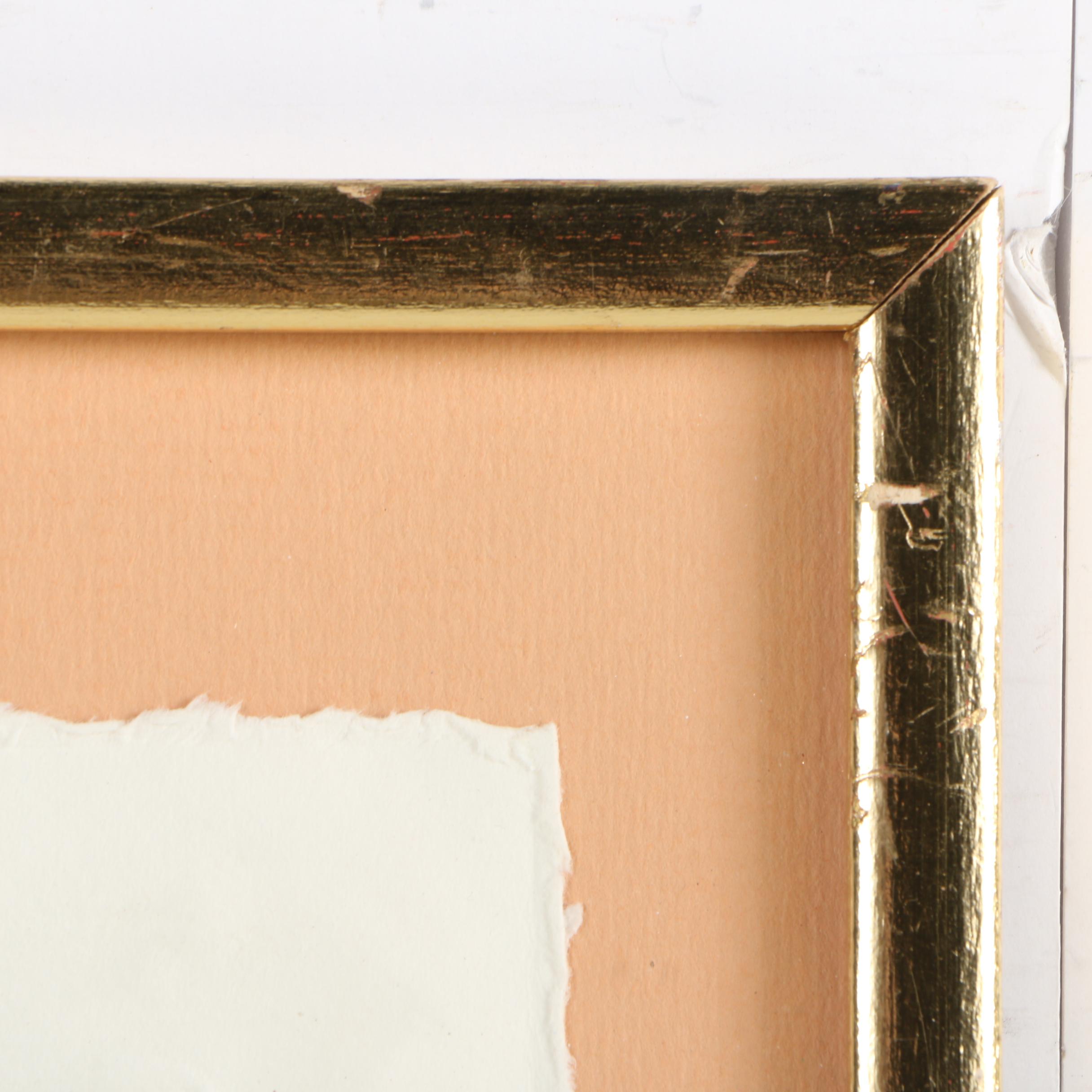 Relief Prints and Embossing on Paper of Quilt Patterns