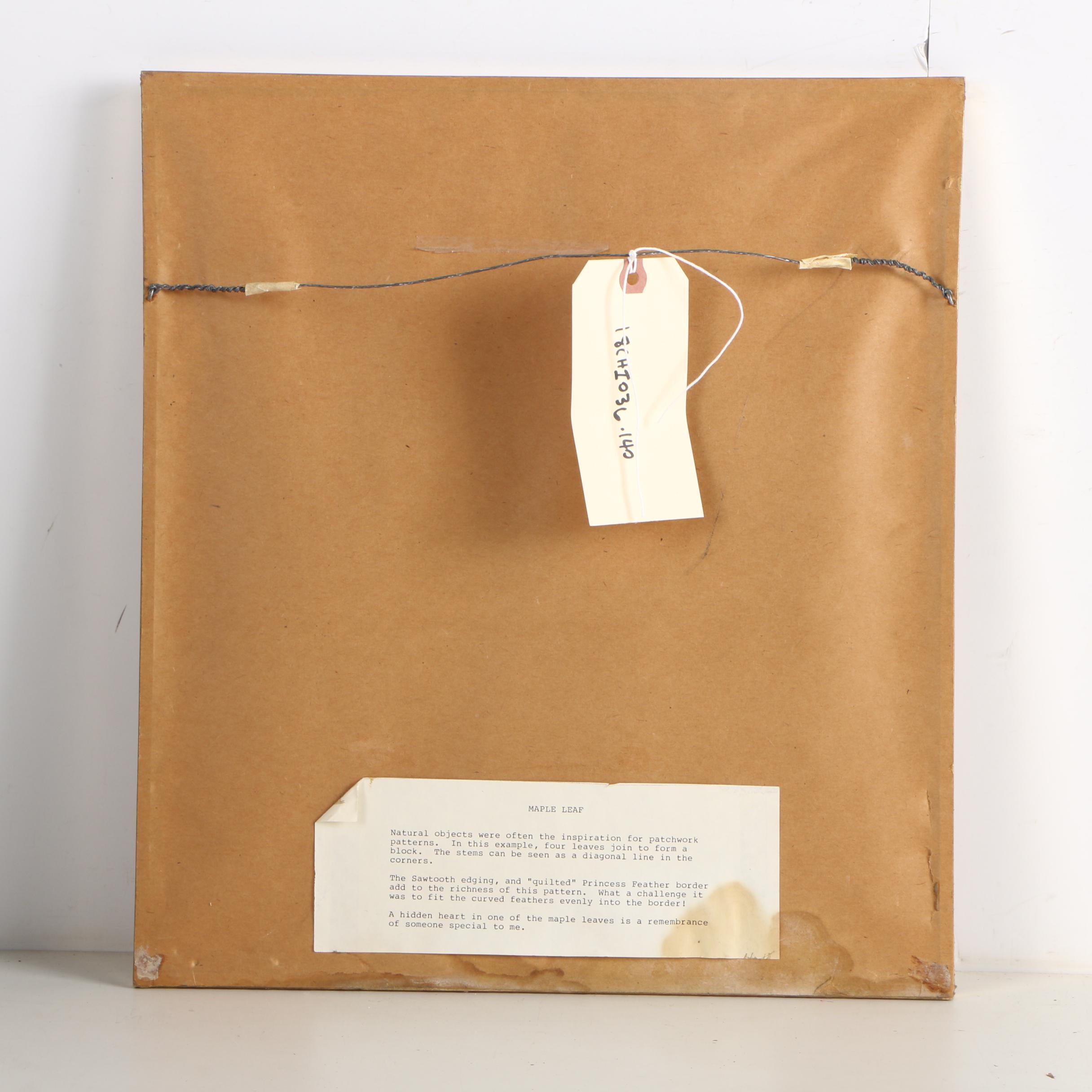 Relief Prints and Embossing on Paper of Quilt Patterns