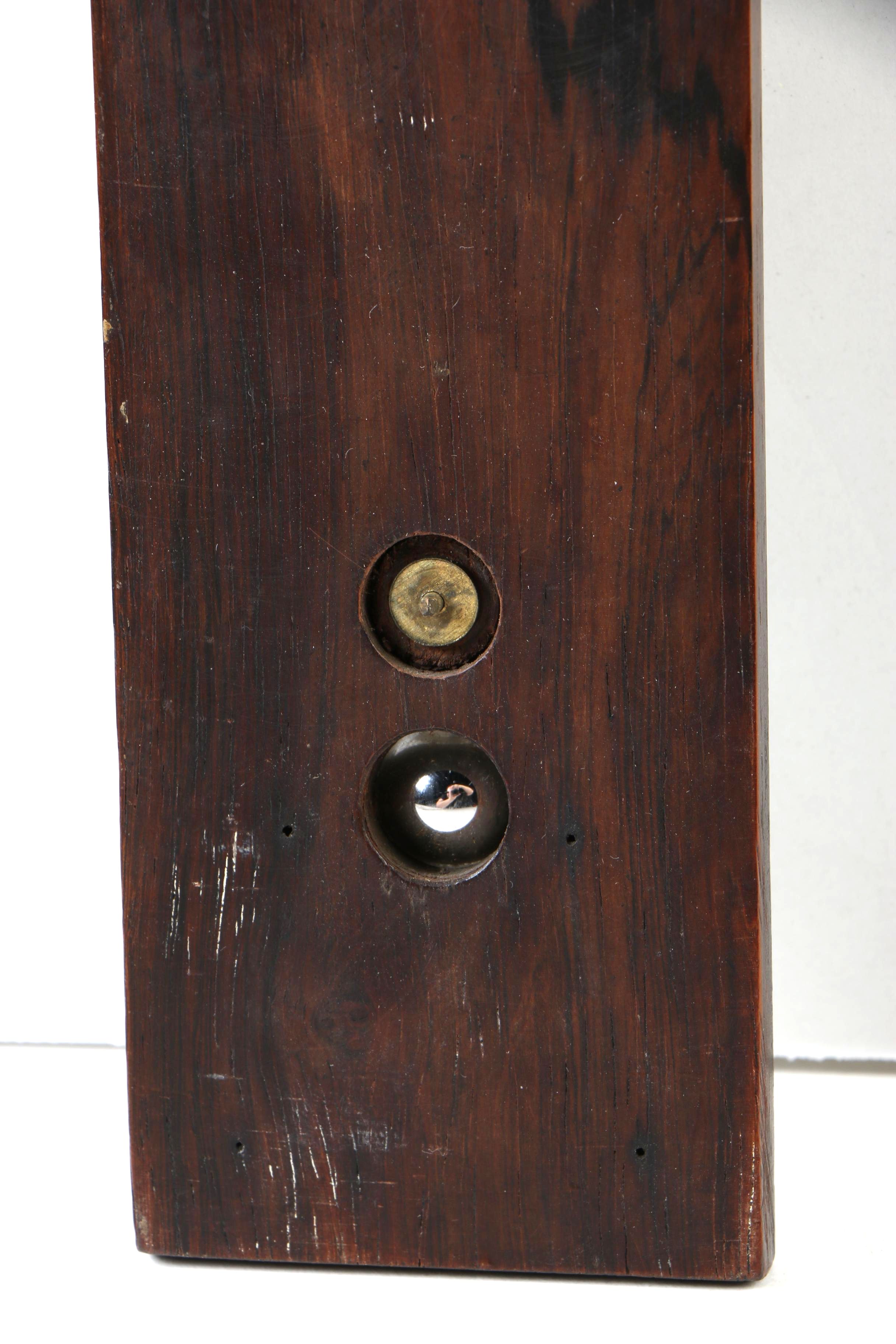 Brass Réaumur Scale Wall Thermometer