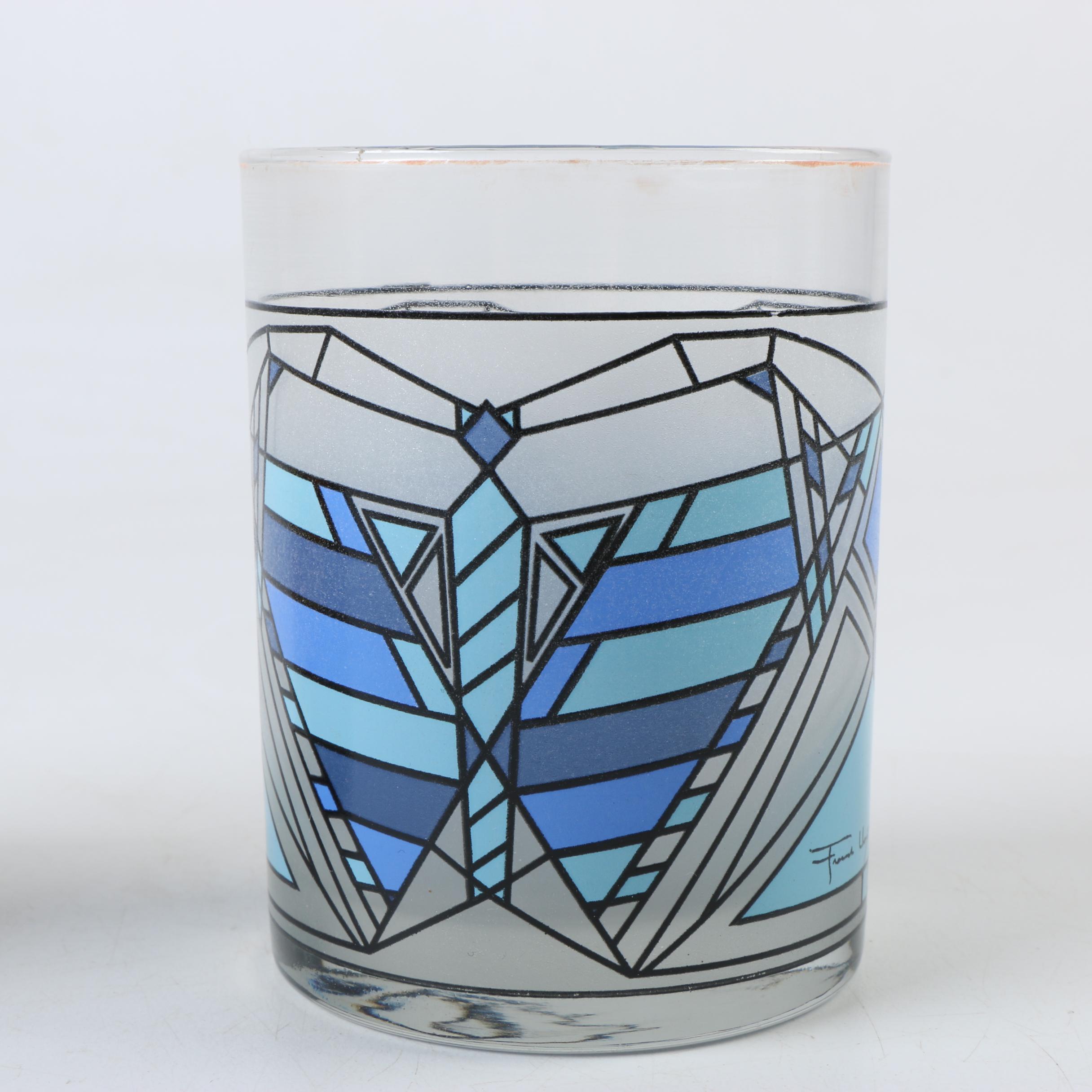 Frank Lloyd Wright Foundation "Butterfly Window" Tumblers
