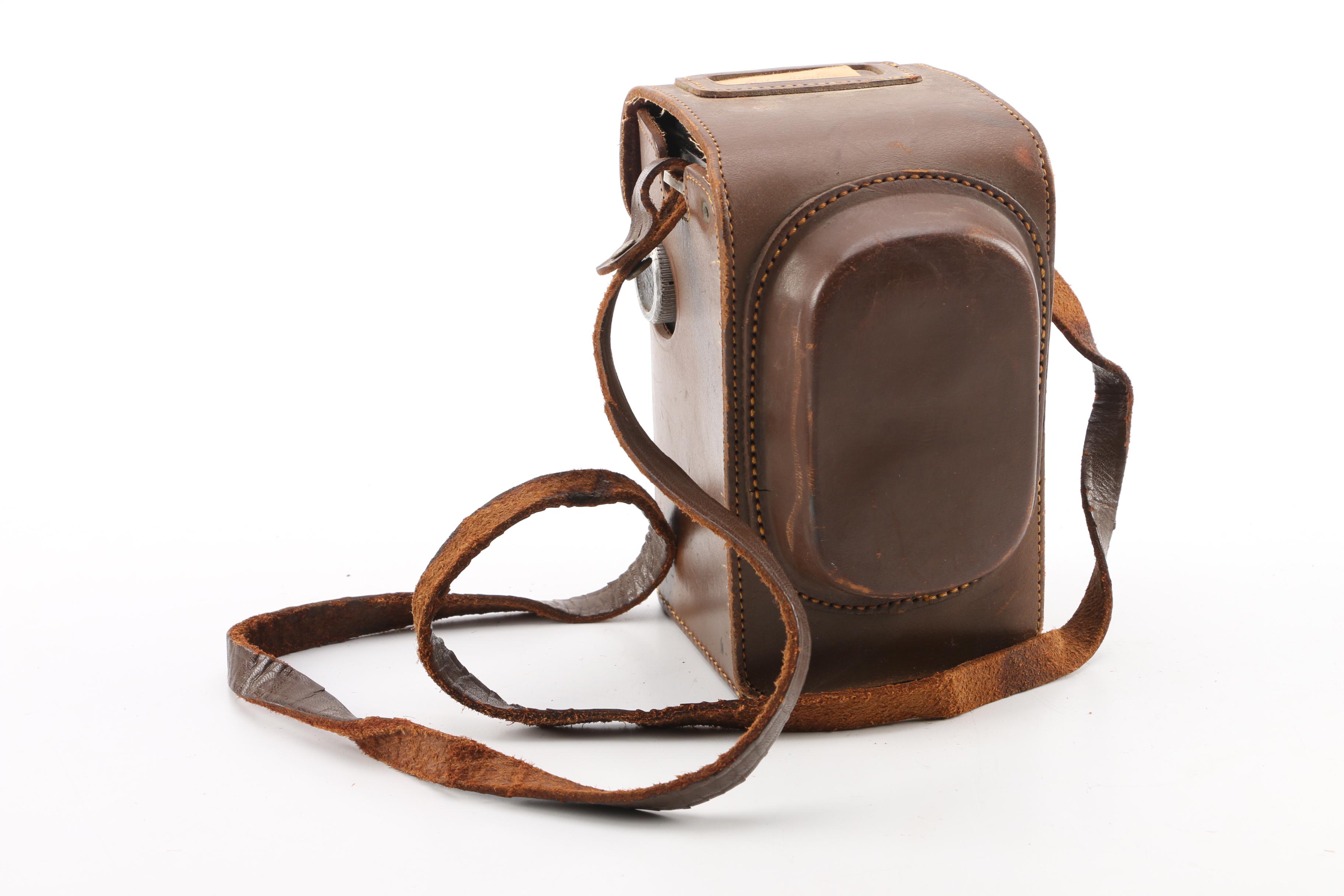 C. 1940s Royce Reflex TLR Camera and Universal Mercury II 35MM Camera