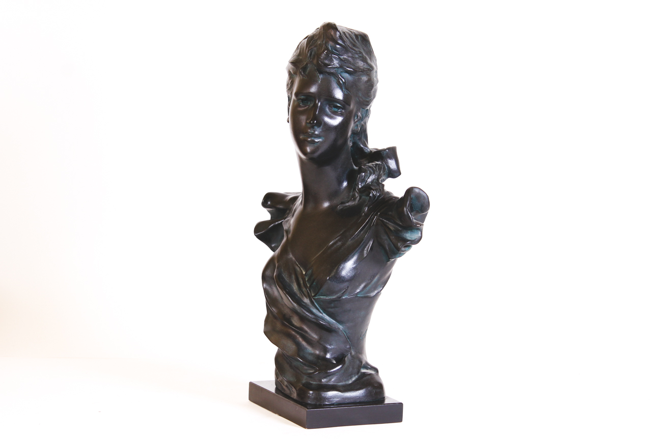 George Coudray Bust of Young Woman