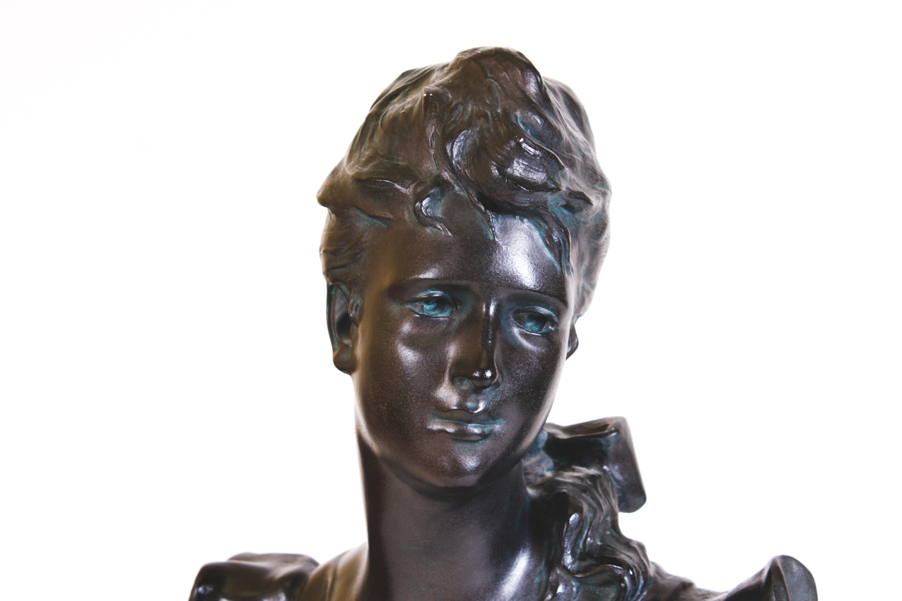 George Coudray Bust of Young Woman
