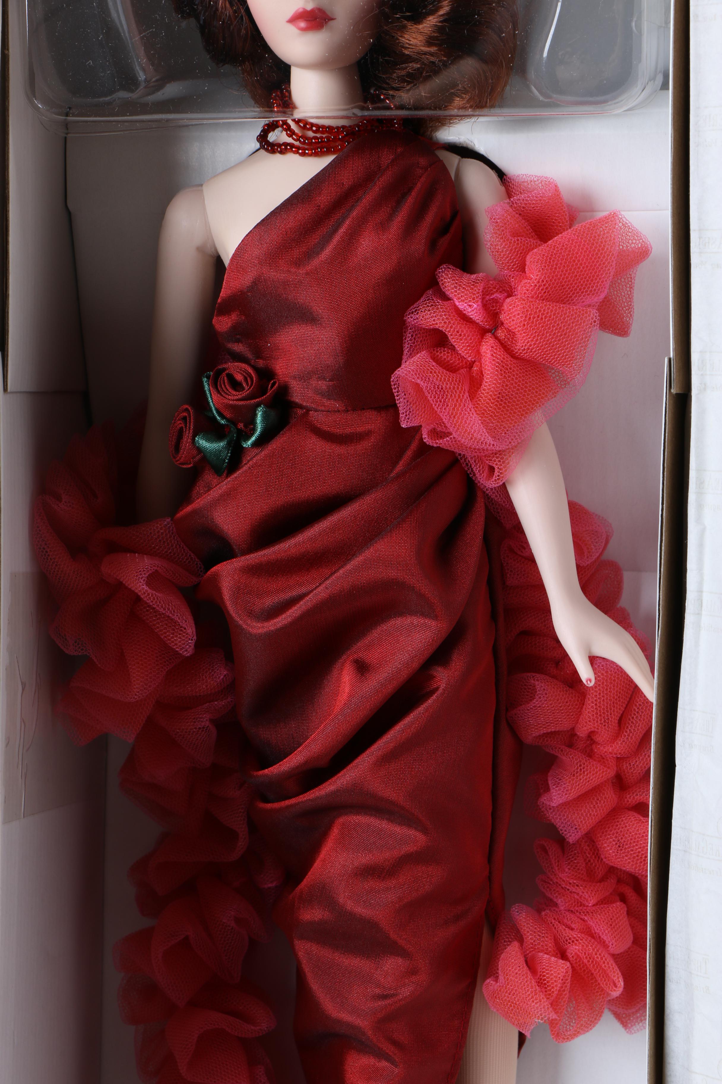 Ashton Drake Signed "Red Venus" Gene Marshall Doll and Costume