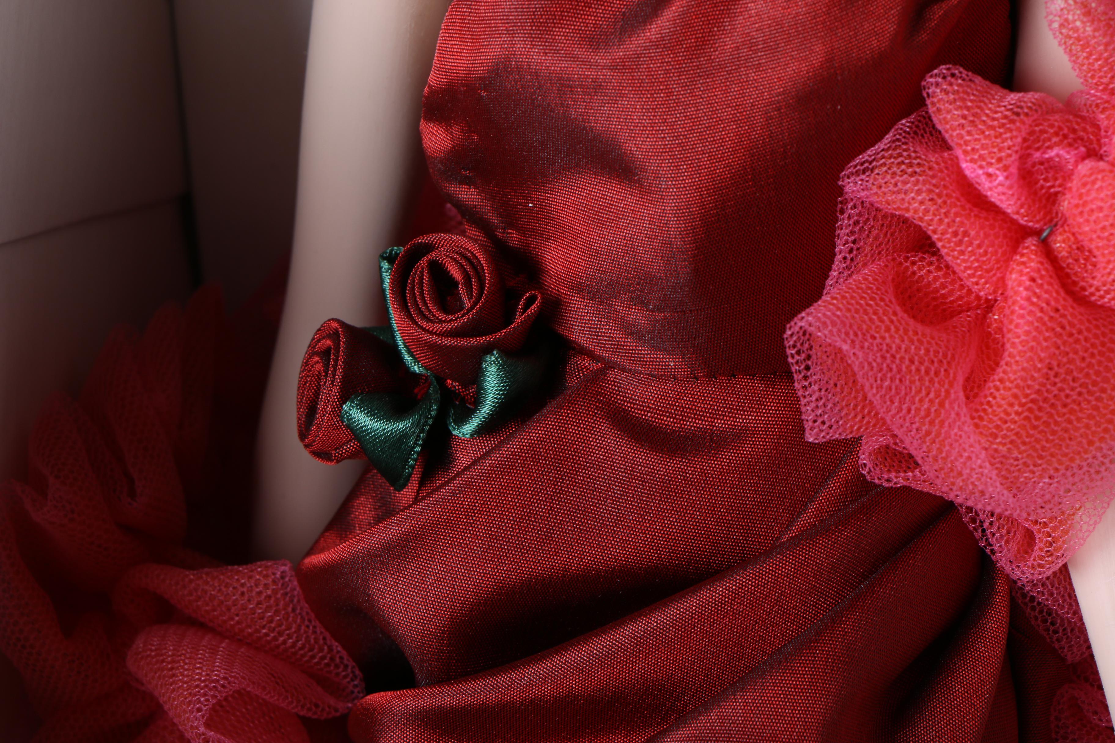 Ashton Drake Signed "Red Venus" Gene Marshall Doll and Costume