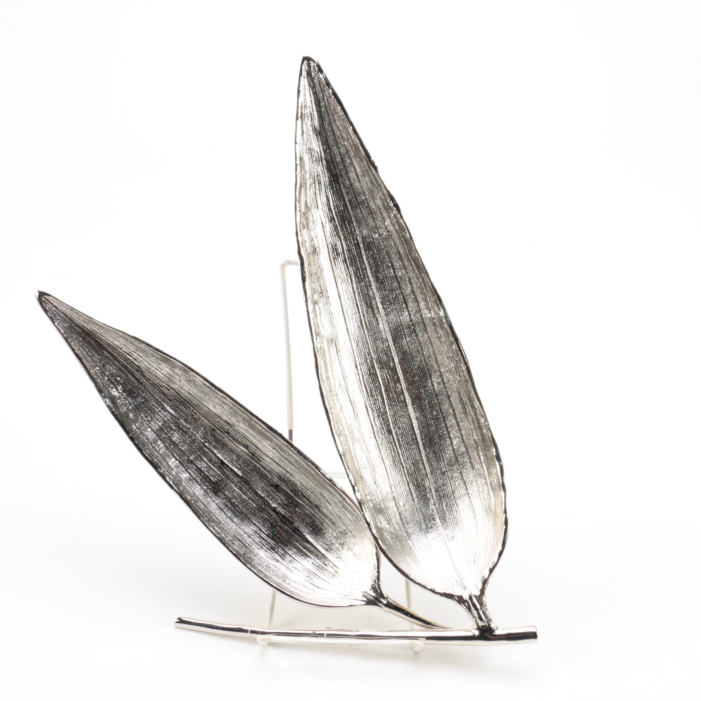 Michael Aram Bamboo Leaf Snack Dish