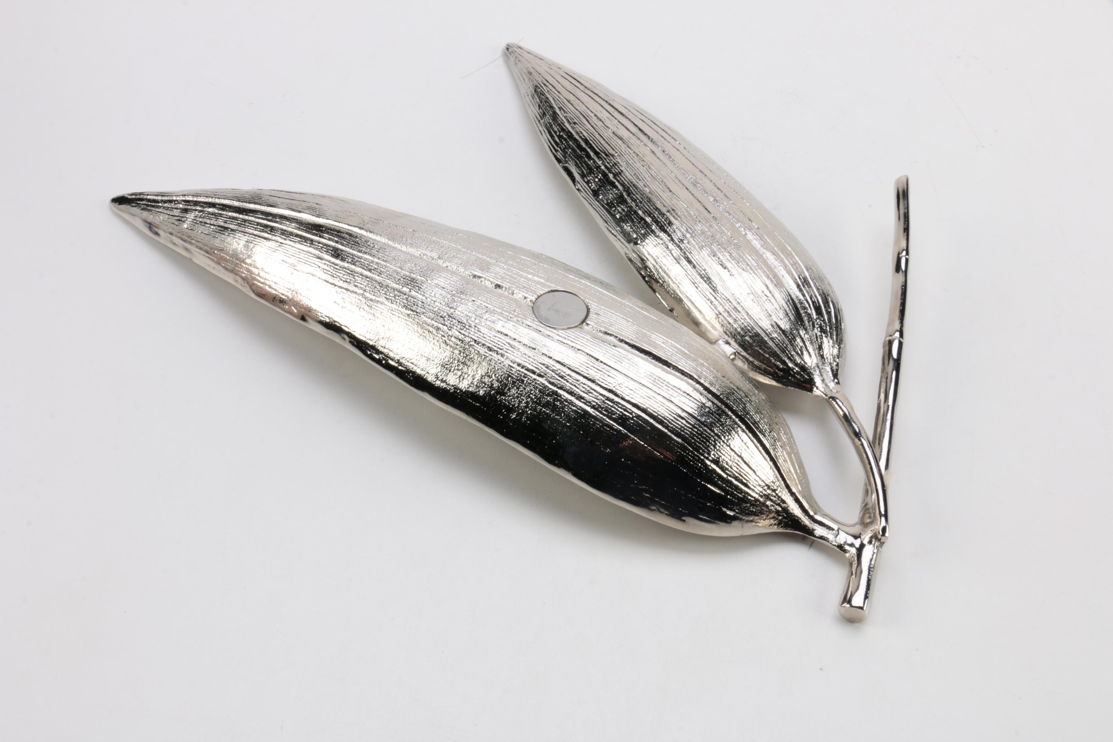 Michael Aram Bamboo Leaf Snack Dish