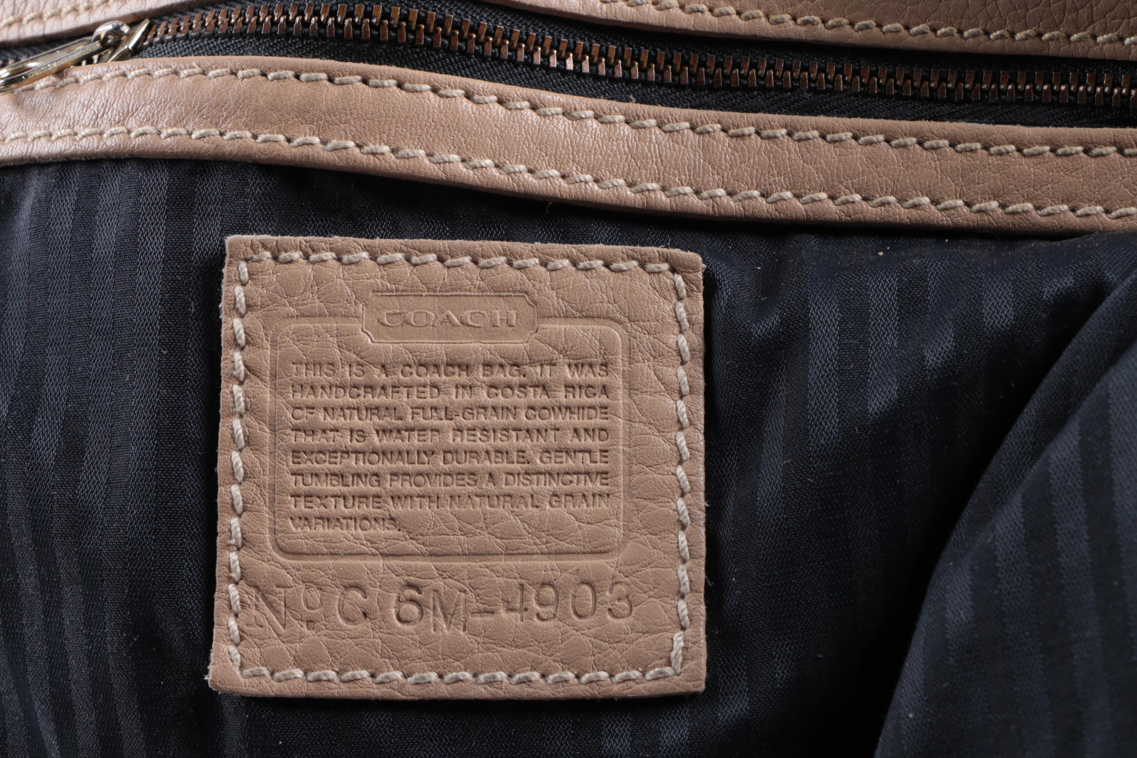 Vintage Coach 4903 Sonoma Flap Saddle Bag