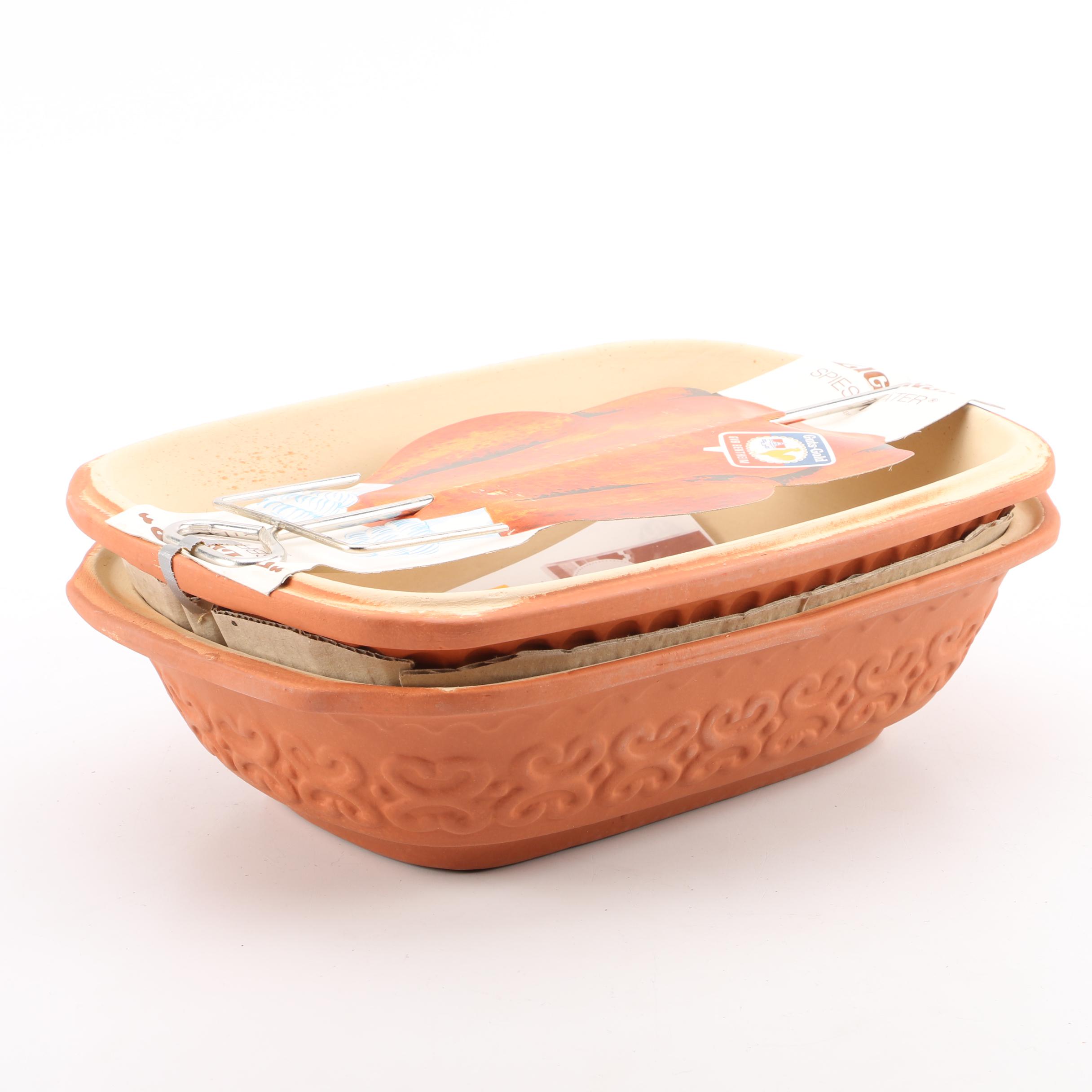 Sawa Zigeuner Spiessbrater II Terracotta Roasting Pan