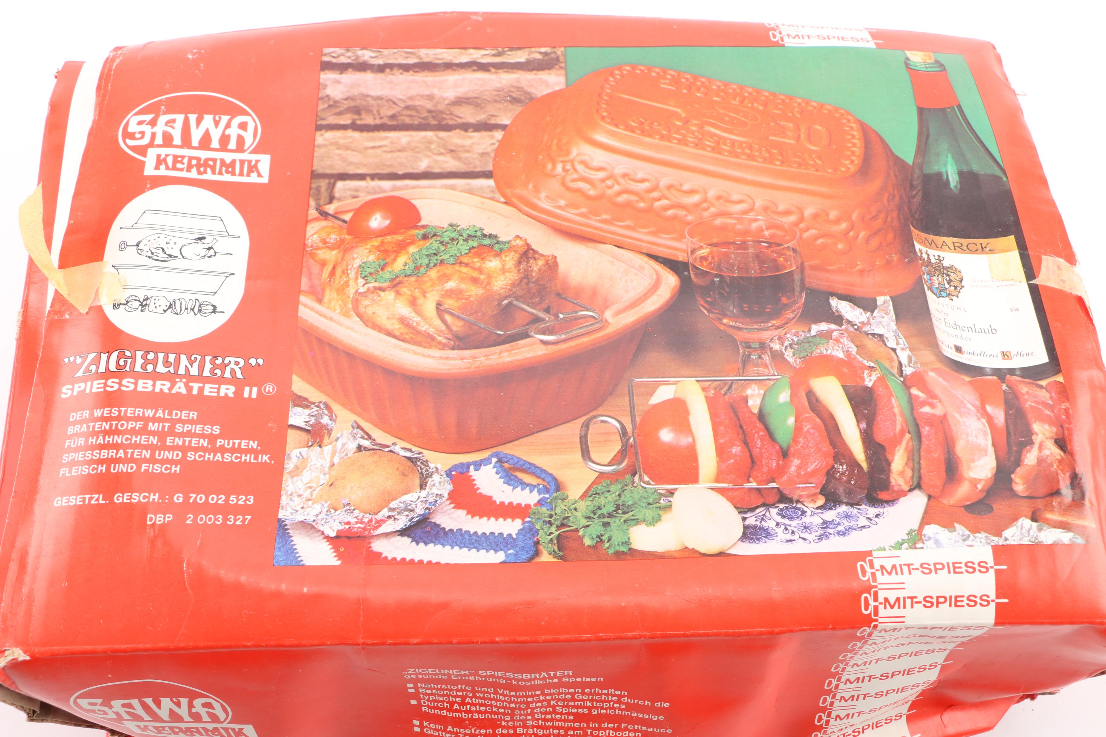 Sawa Zigeuner Spiessbrater II Terracotta Roasting Pan