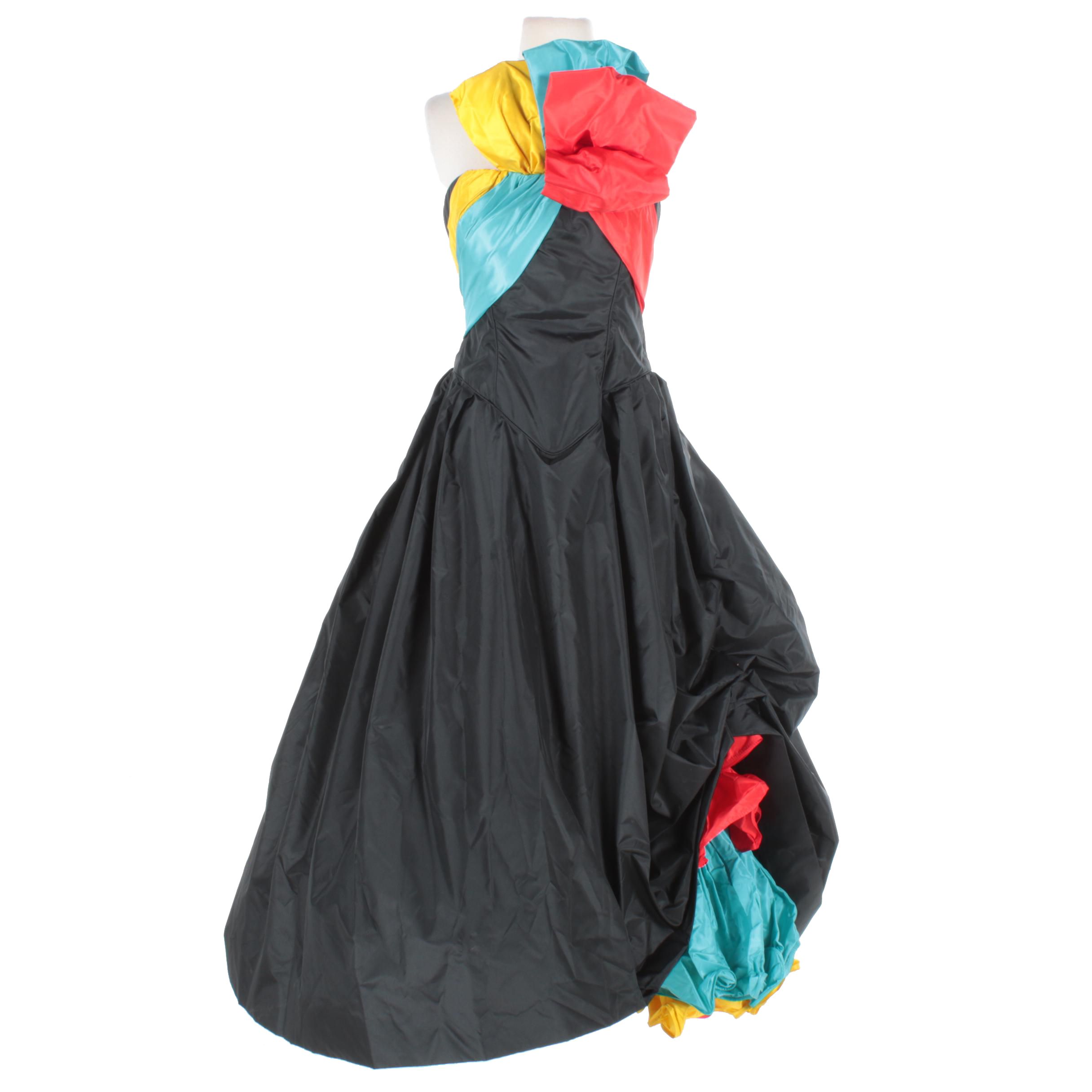 Women's Vintage Bob Mackie Strapless Gown