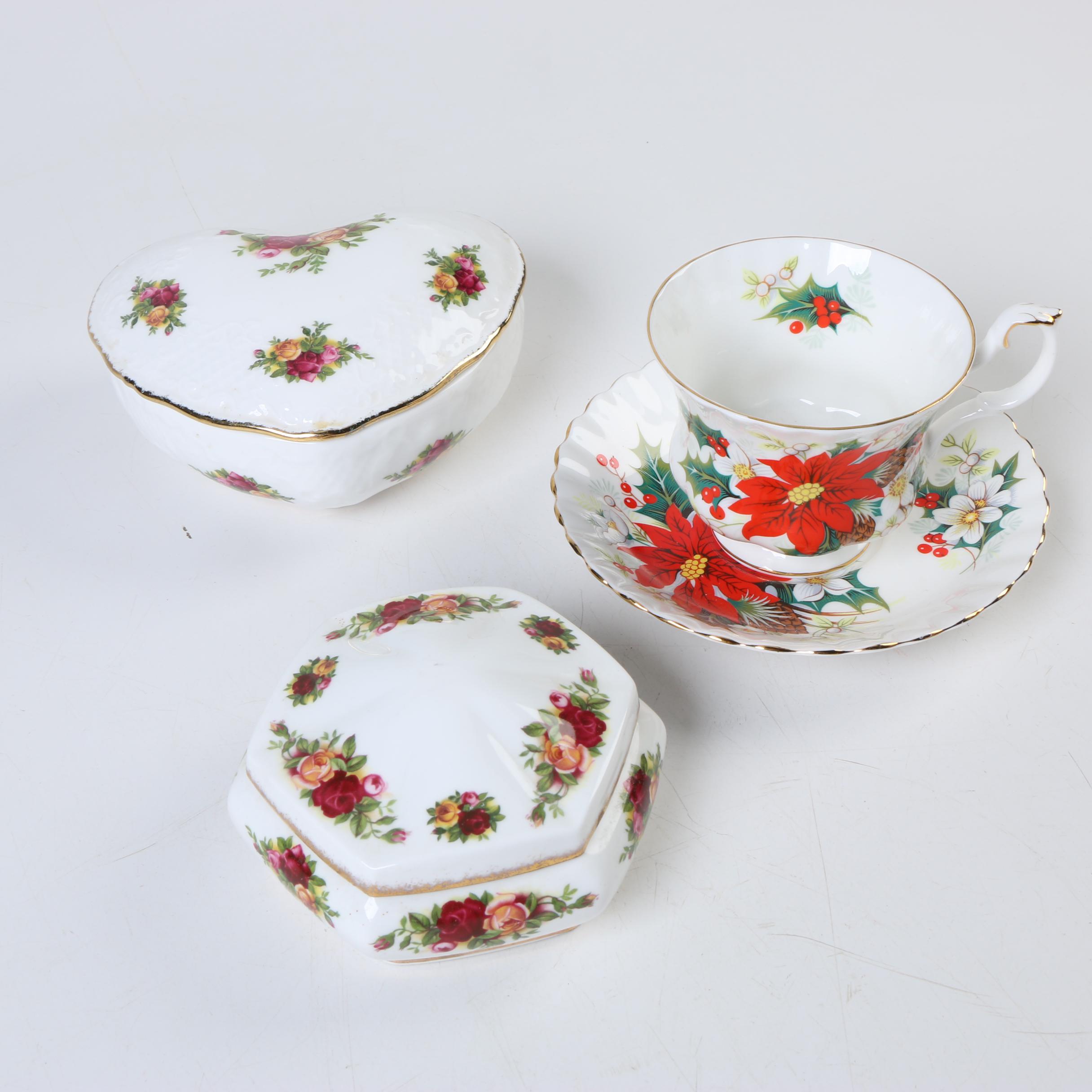 Royal Albert Bone China Tableware and Trinket Boxes