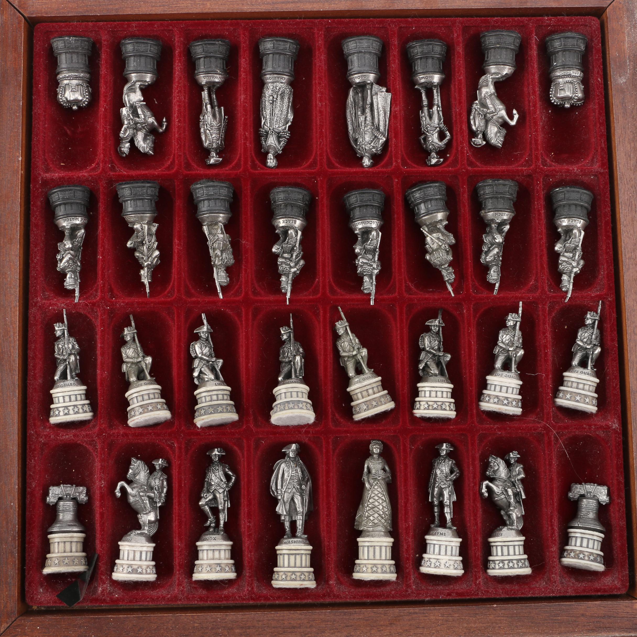 History Channel Civil War Chess Set and Revolutionary War Chess Set