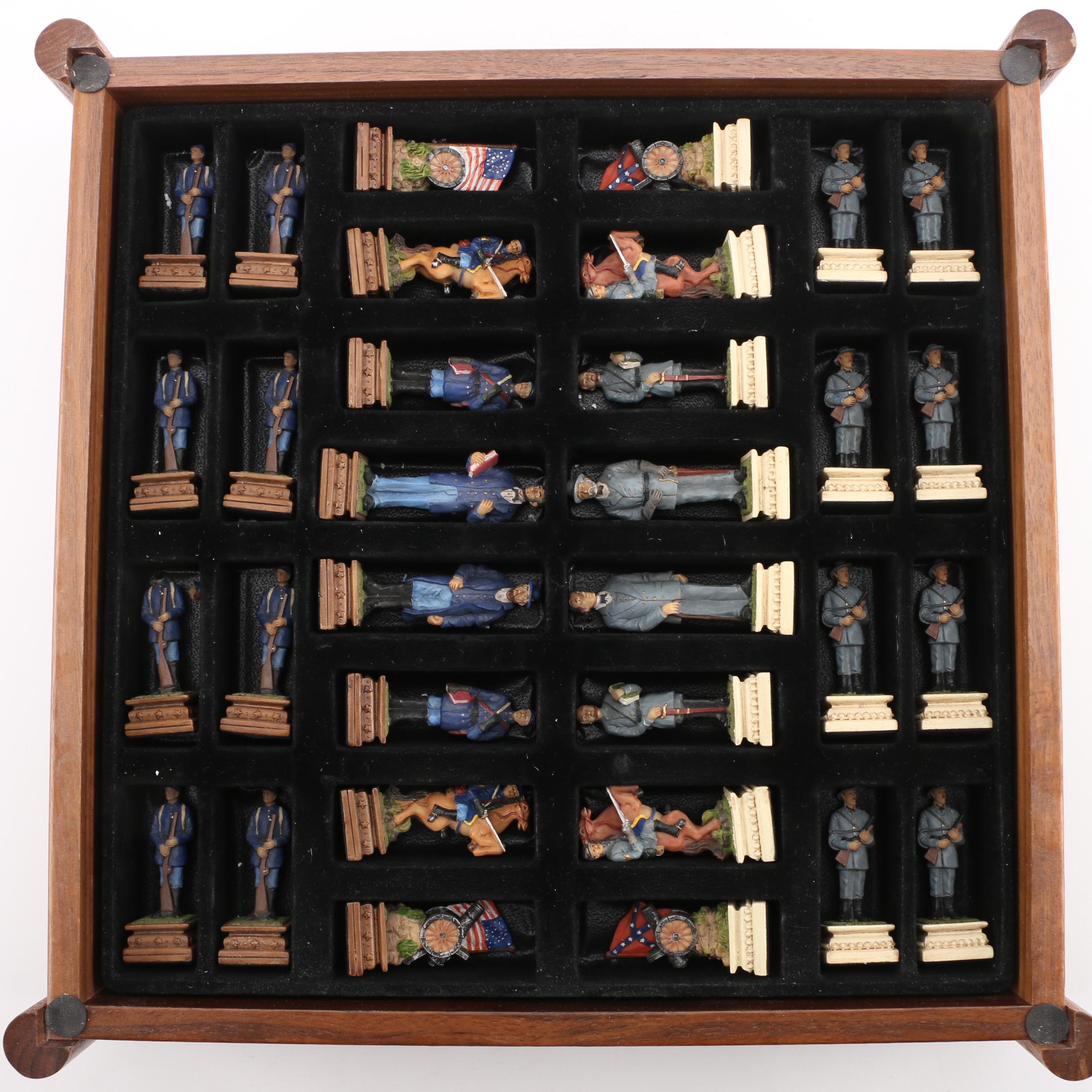History Channel Civil War Chess Set and Revolutionary War Chess Set