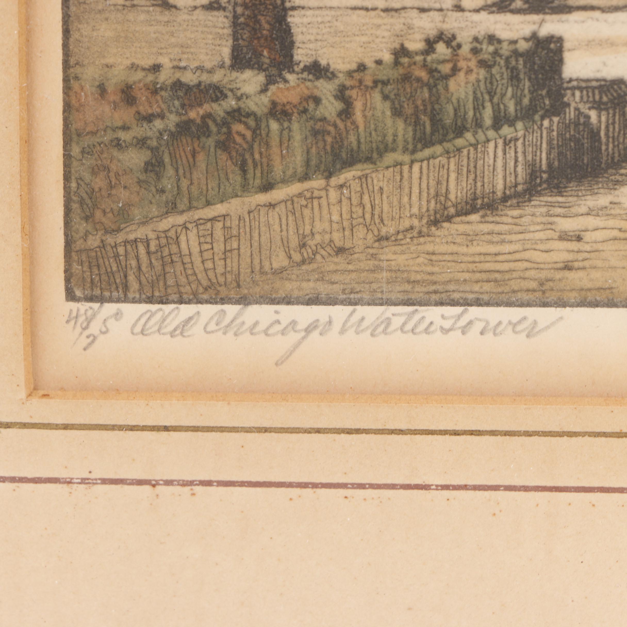 S. Chester Danforth Hand Colored Engravings of Chicago