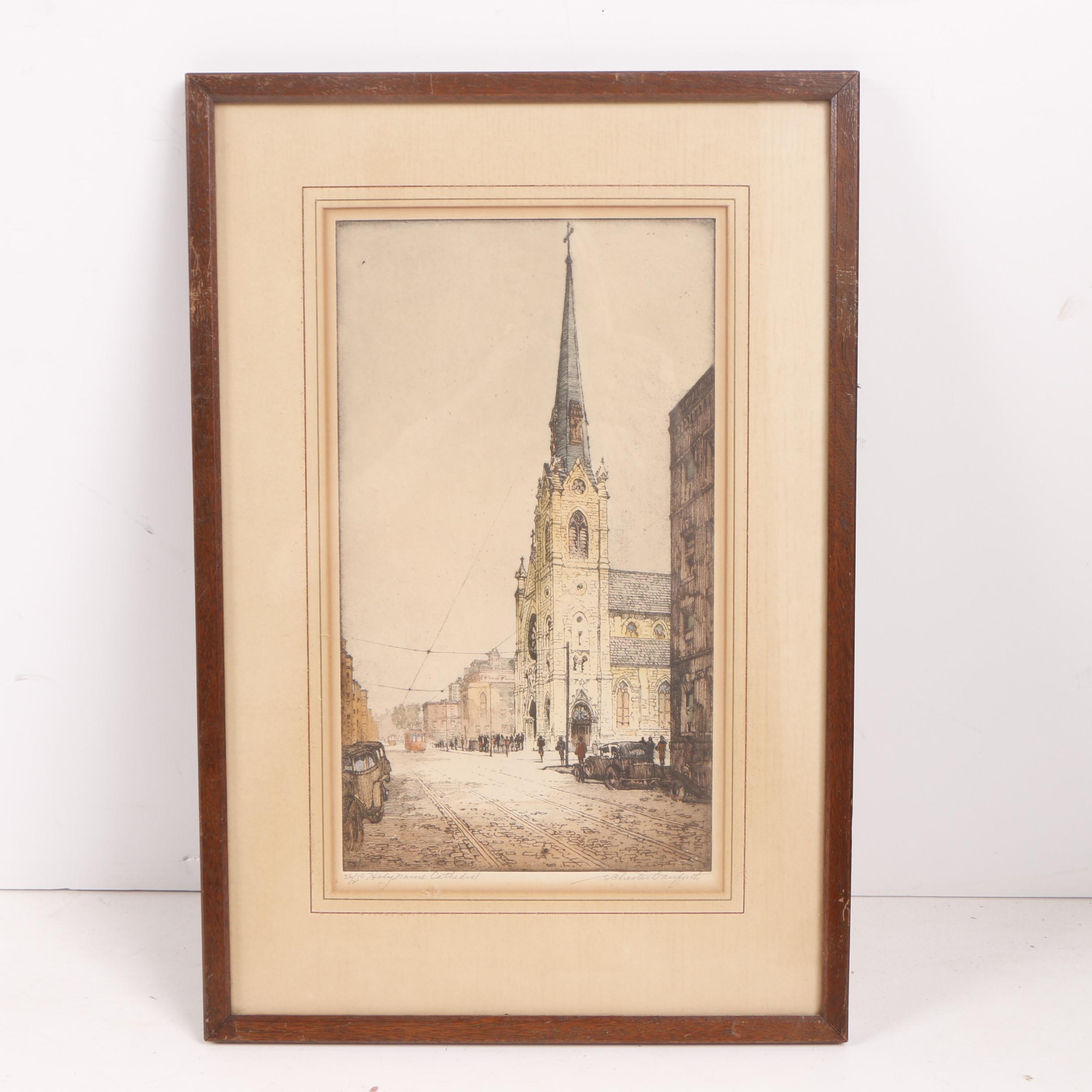 S. Chester Danforth Hand Colored Engravings of Chicago