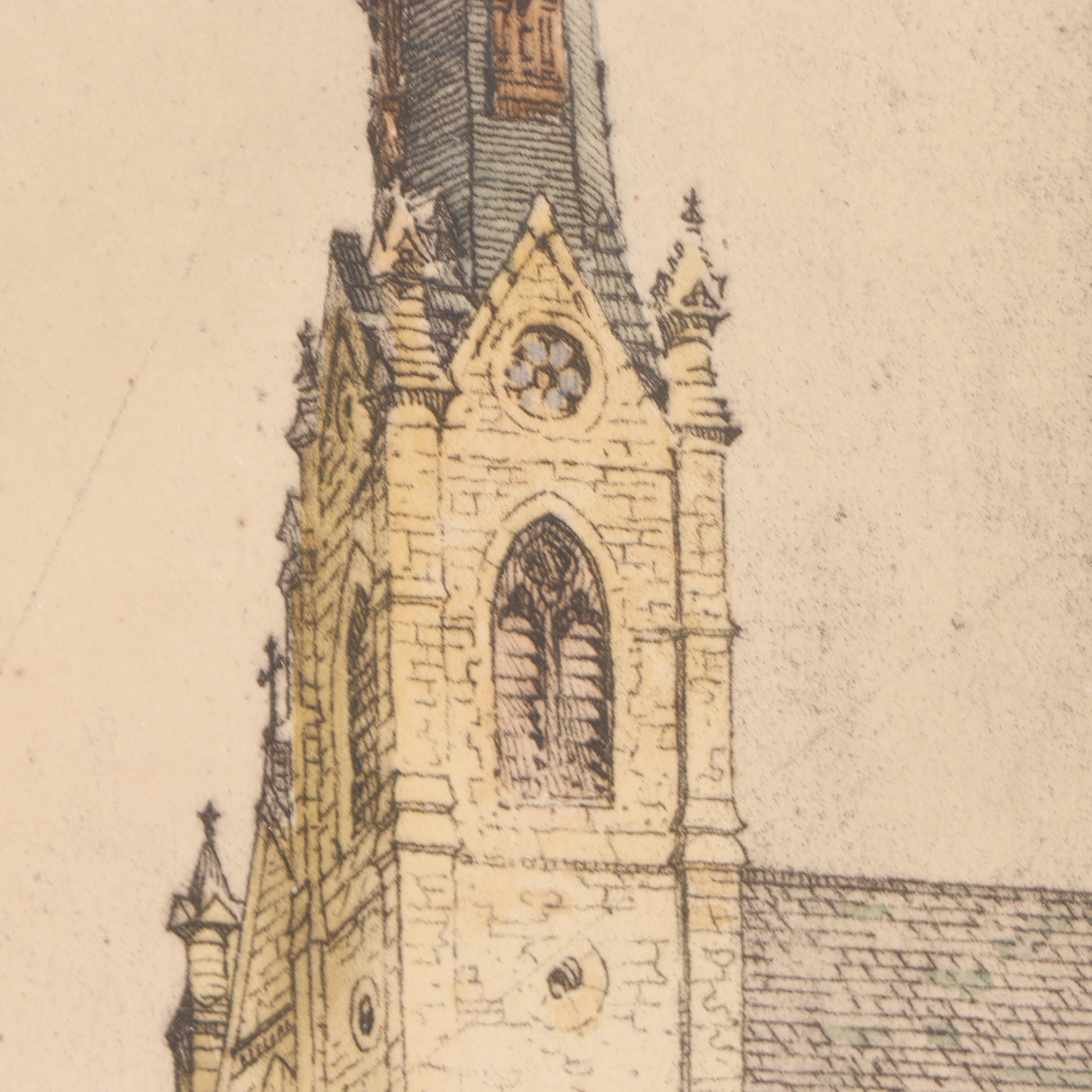 S. Chester Danforth Hand Colored Engravings of Chicago