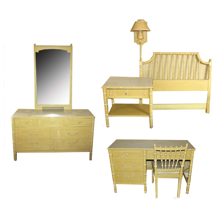 Vintage Thomasville Children's Yellow Bedroom Furniture