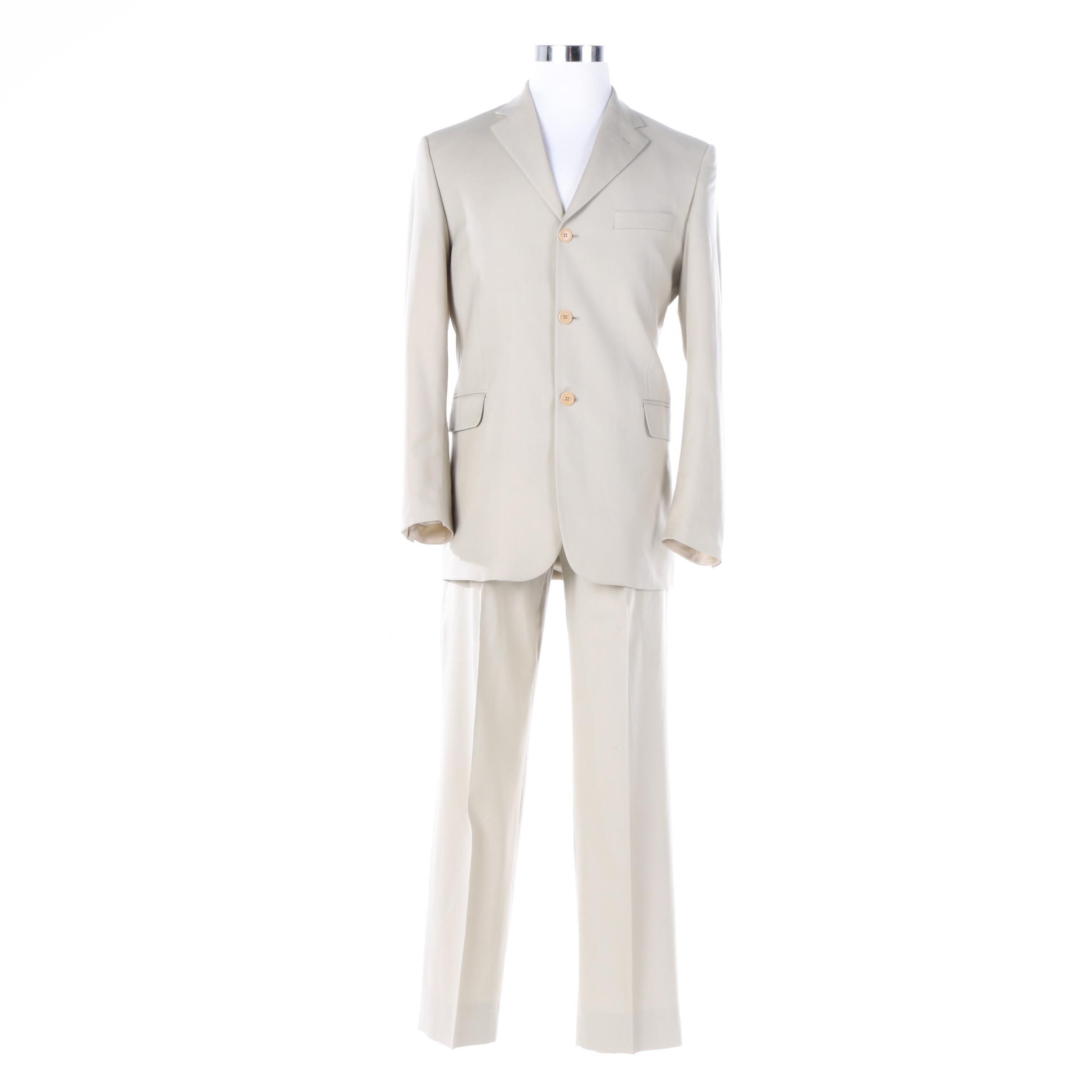 Men's Enzo Tovare Collection Wool Suit
