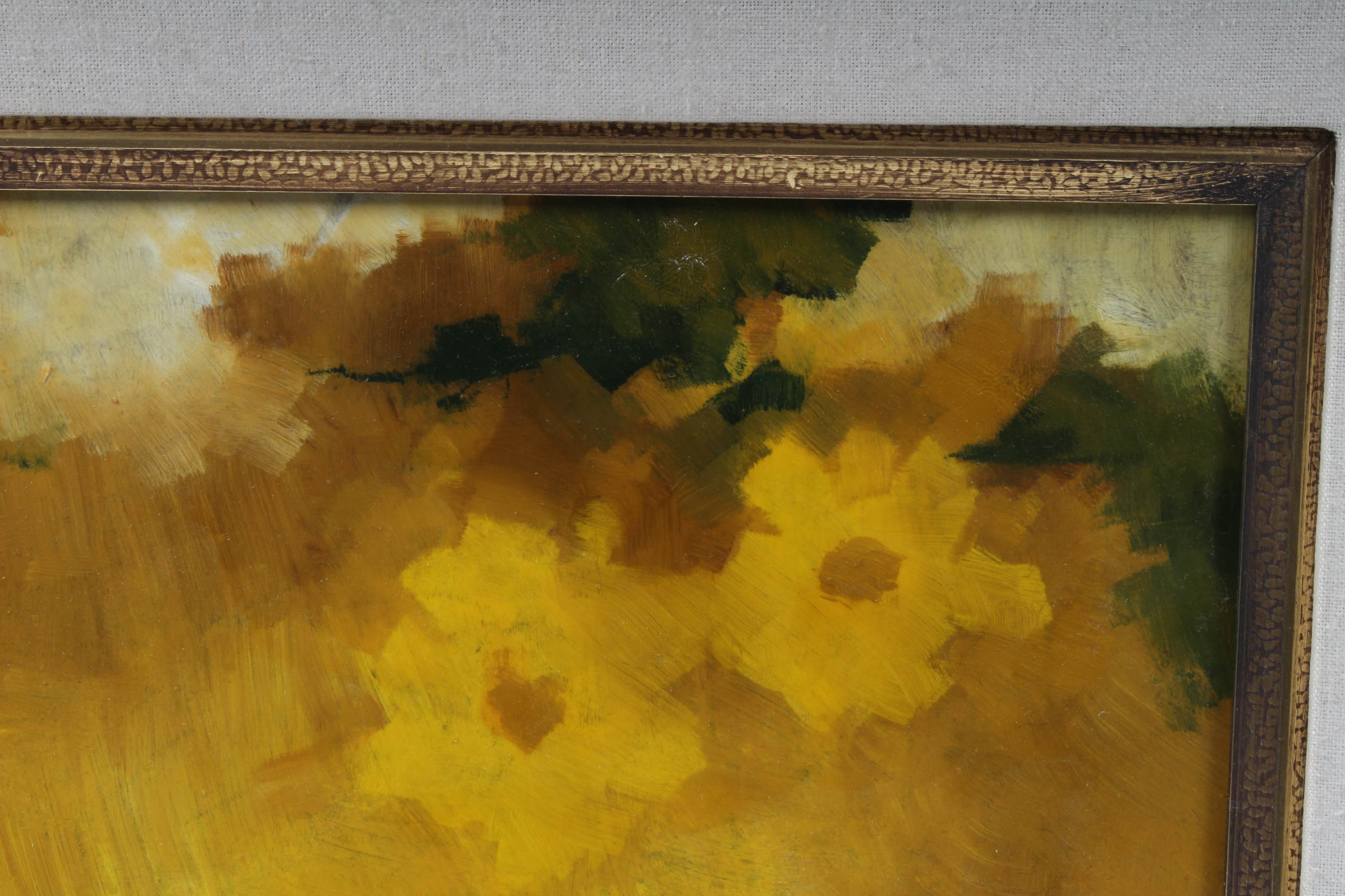 Thomas Zarraonandia Floral Oil Painting on Board