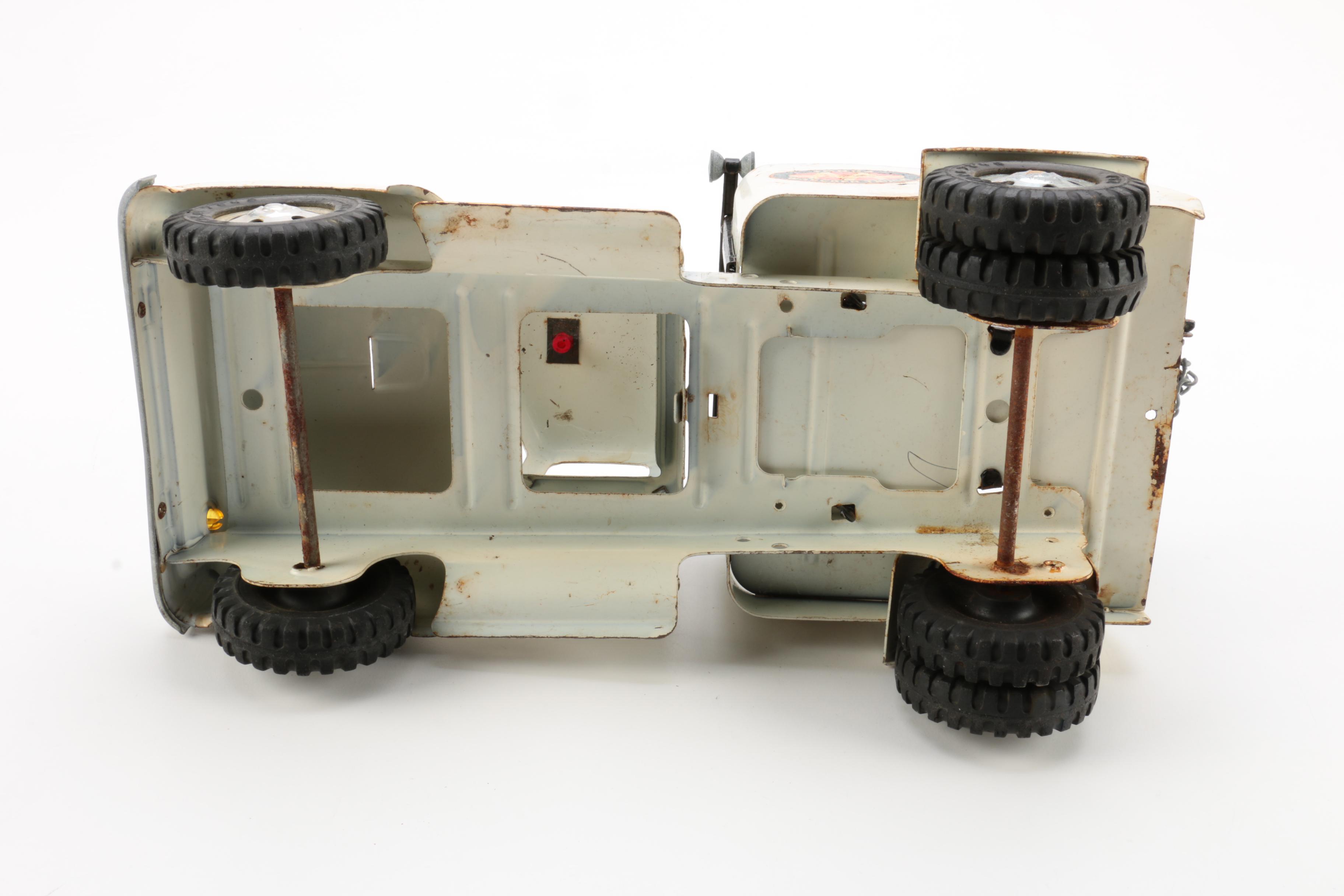 Vintage Tonka Pressed Steel AA Wrecker Tow Truck, C. 1958-1961