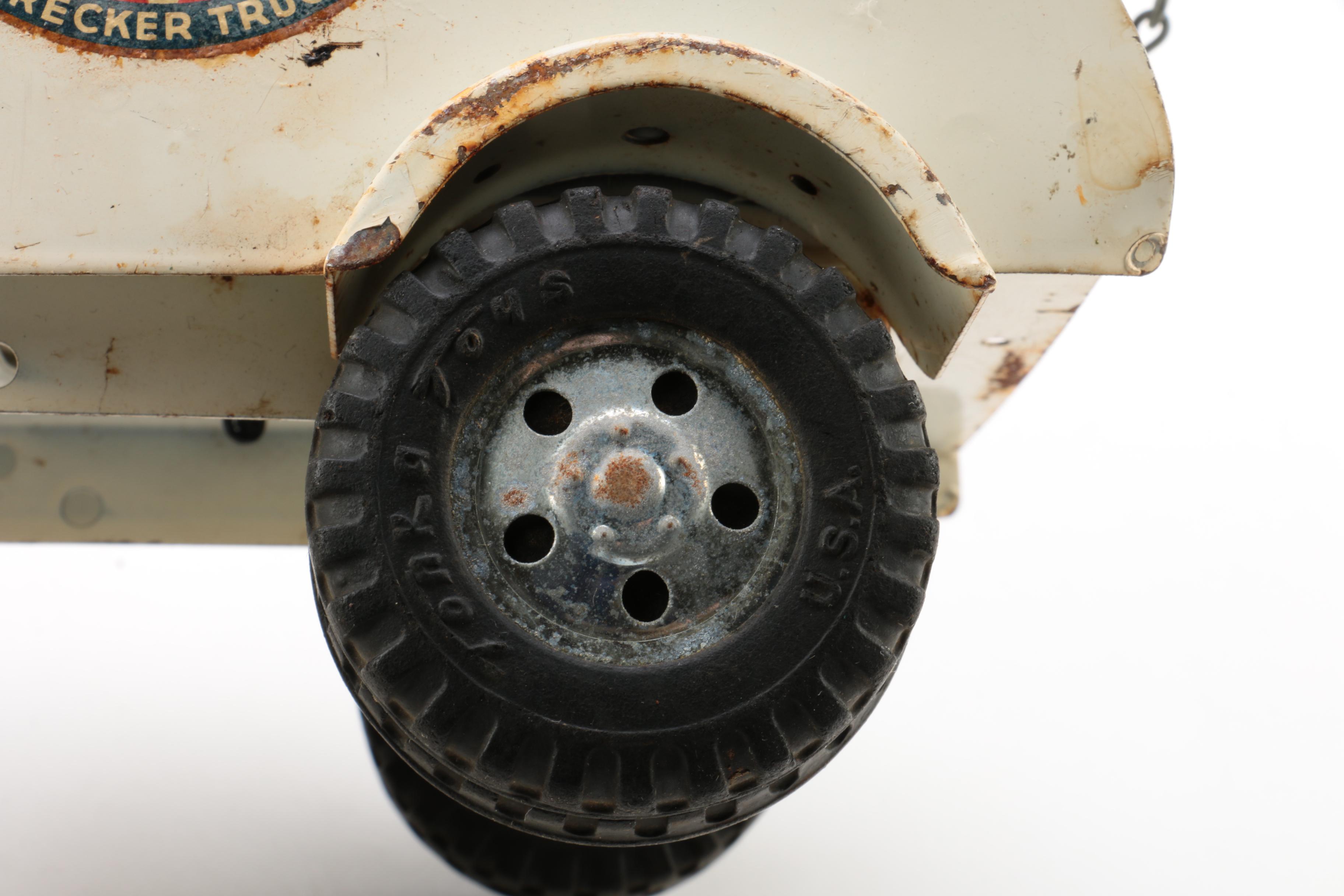 Vintage Tonka Pressed Steel AA Wrecker Tow Truck, C. 1958-1961
