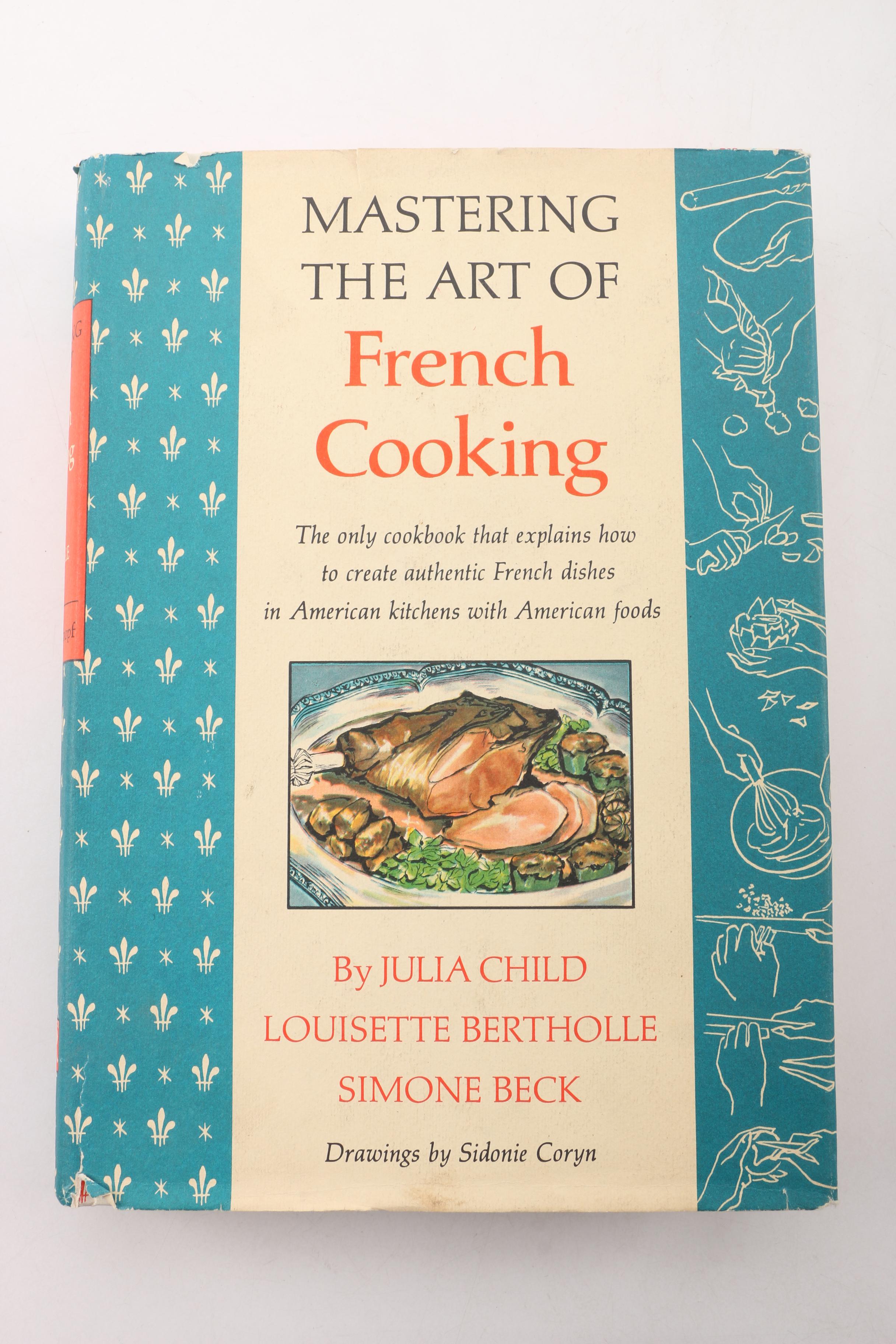 1969 "Mastering the Art of French Cooking" and Other Julia Child Cookbooks