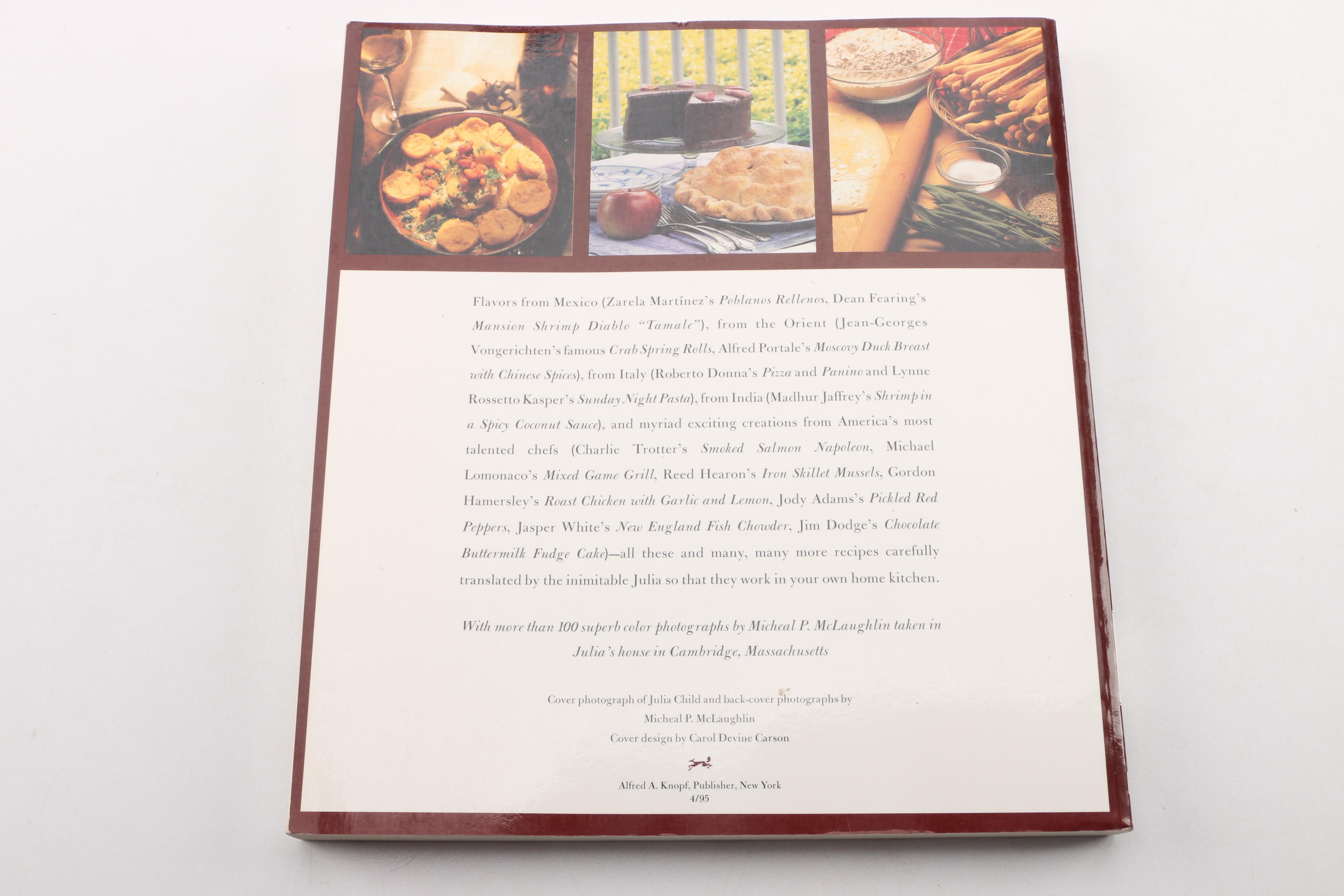 1969 "Mastering the Art of French Cooking" and Other Julia Child Cookbooks