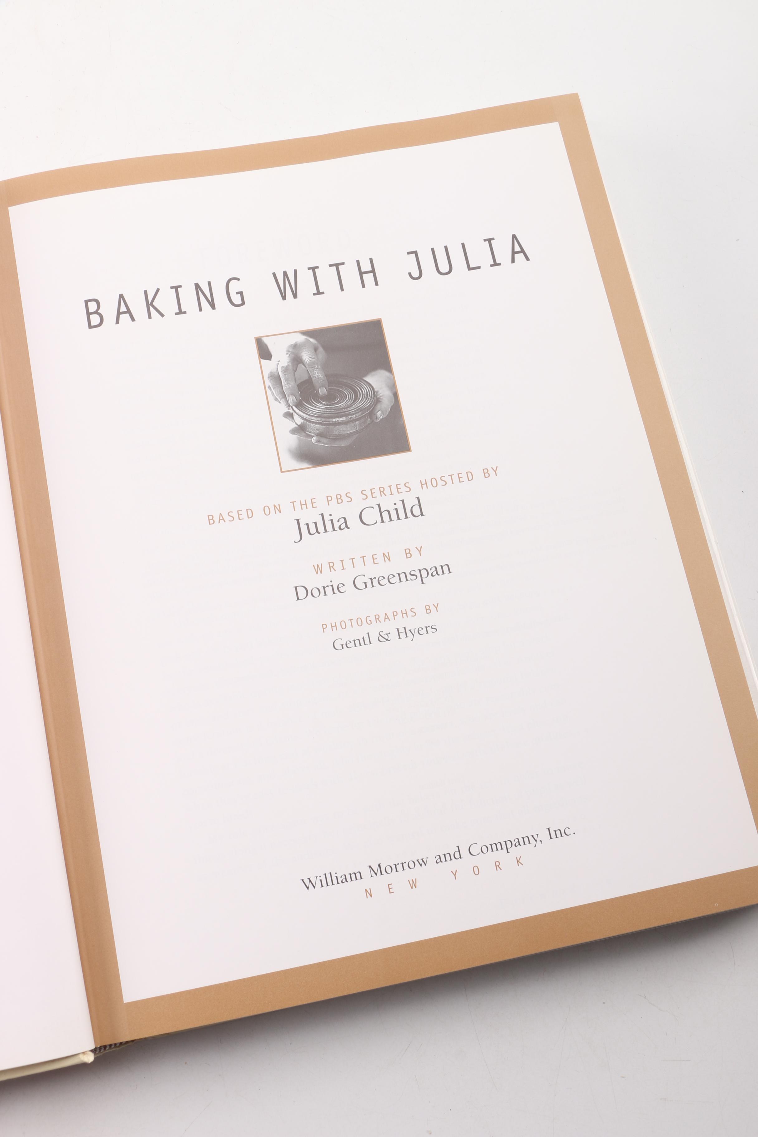 1969 "Mastering the Art of French Cooking" and Other Julia Child Cookbooks